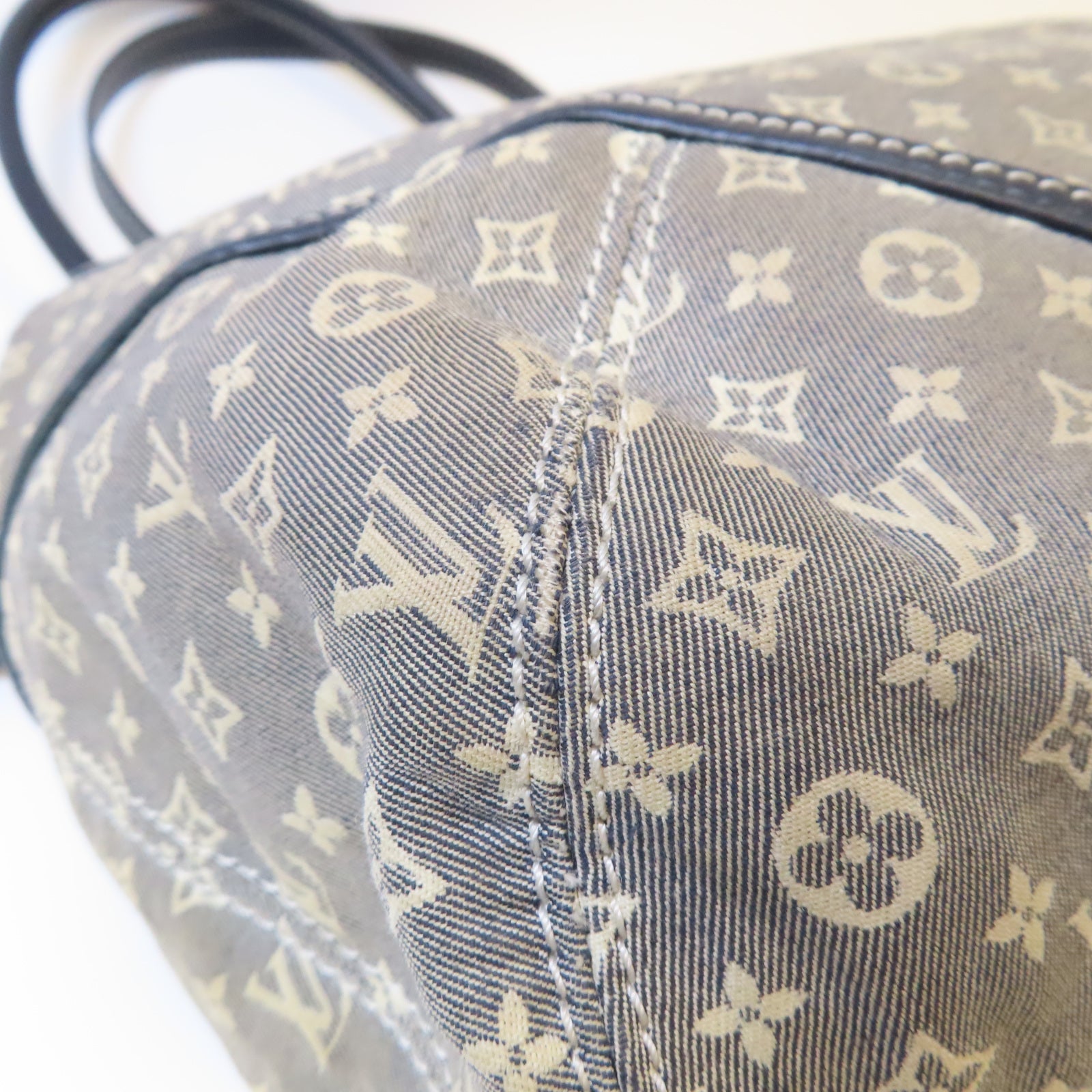 LOUIS VUITTON 【激減優惠】Monogram Idylle Elegie金扣手挽肩背兩用袋灰色/藍色