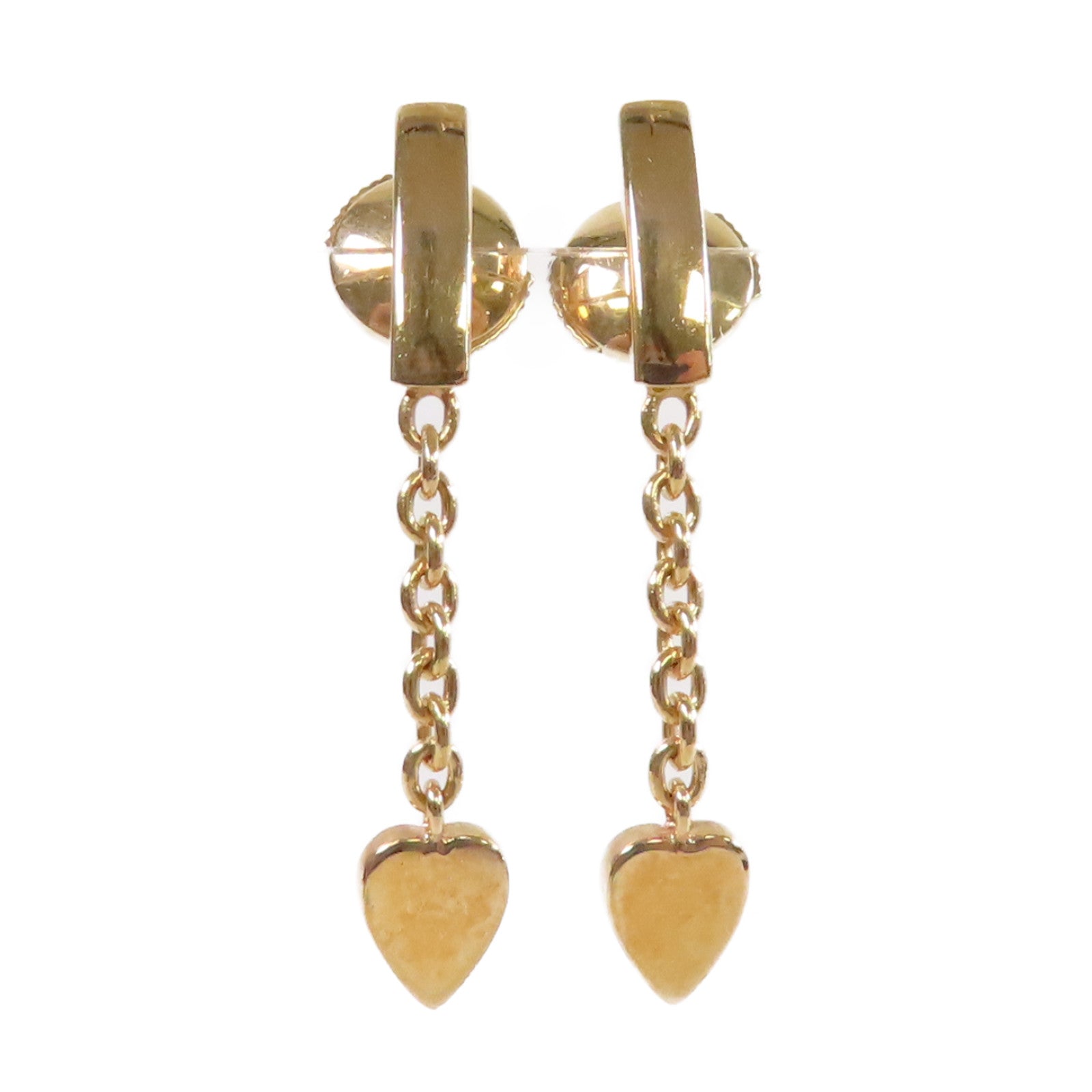 CARTIER 【激減優惠】18K玫瑰金Gold Chain and Heart Earrings耳環