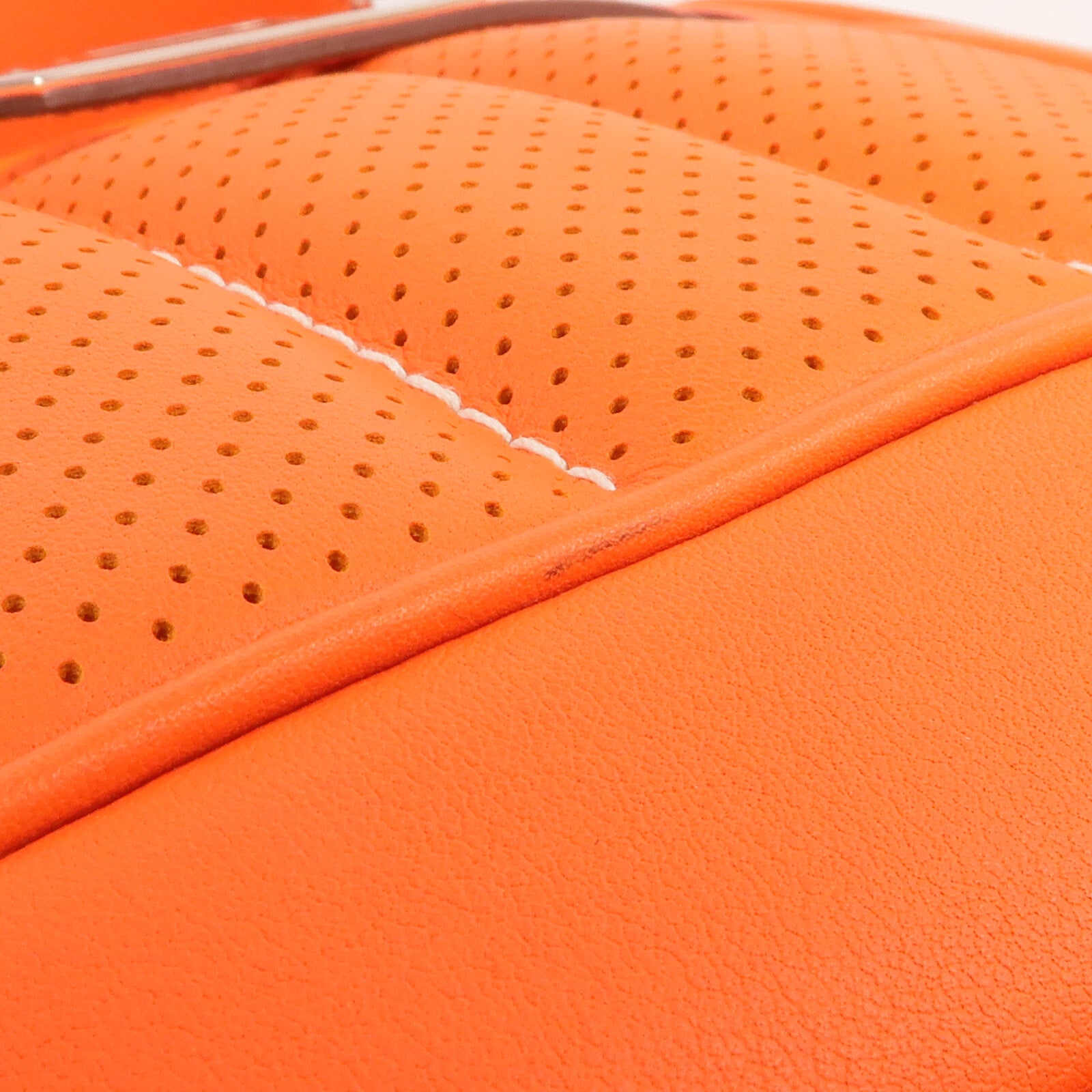 HERMES Swift皮革Berline Mini銀扣肩背袋