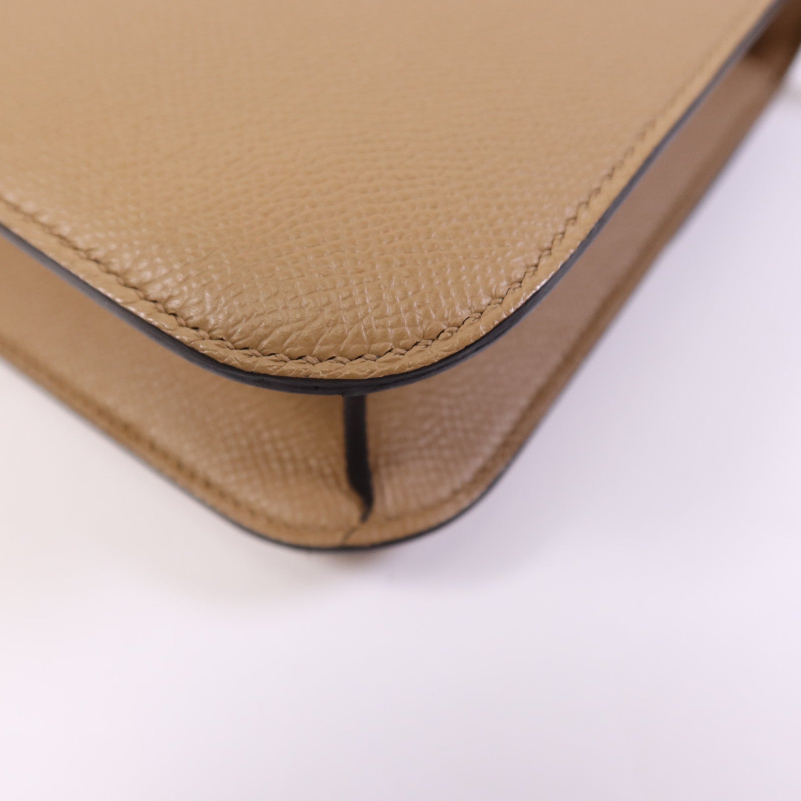 HERMES Epsom皮革Constance 24銀扣肩背袋Chai