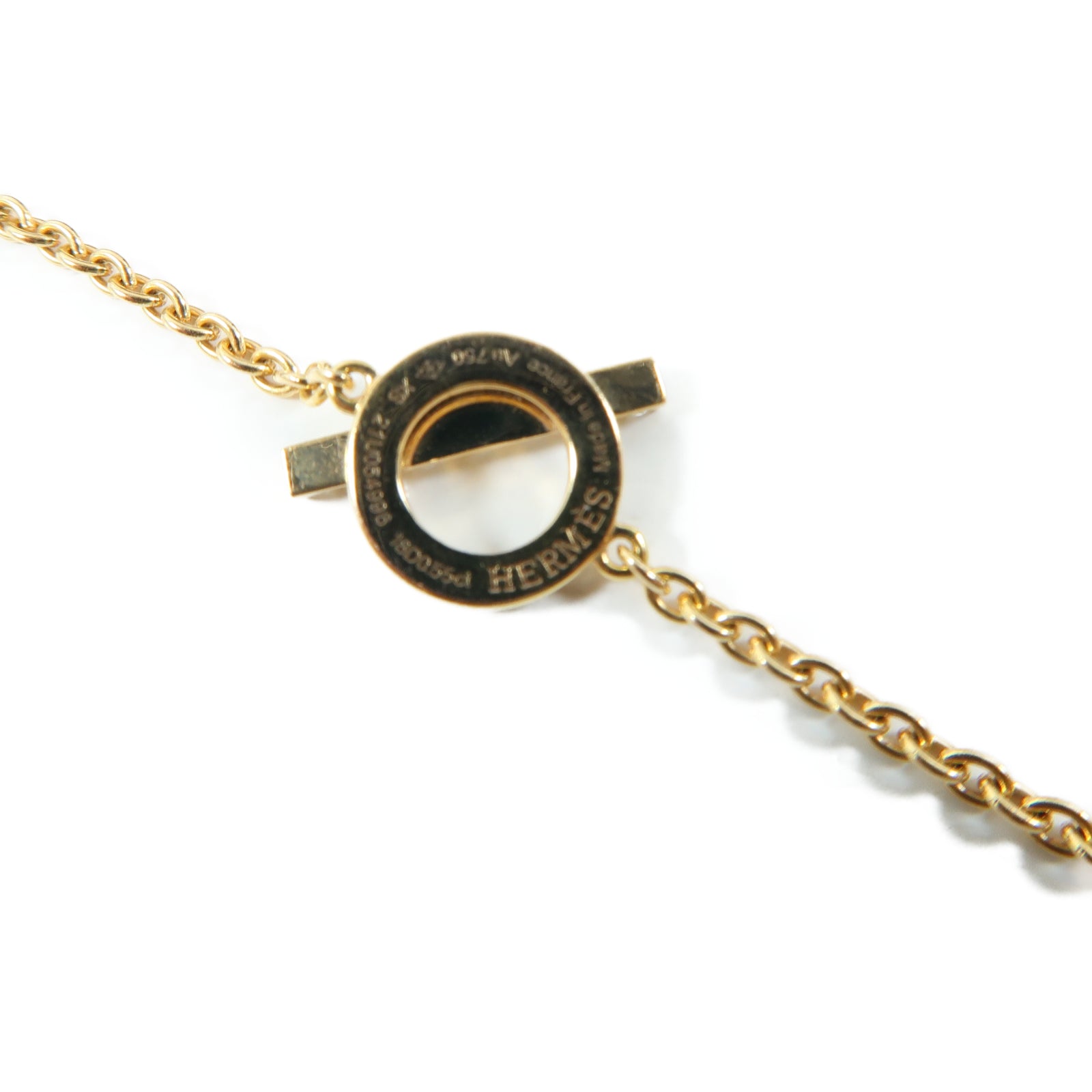 HERMES 18K黃金Finesse Bracelet手鏈