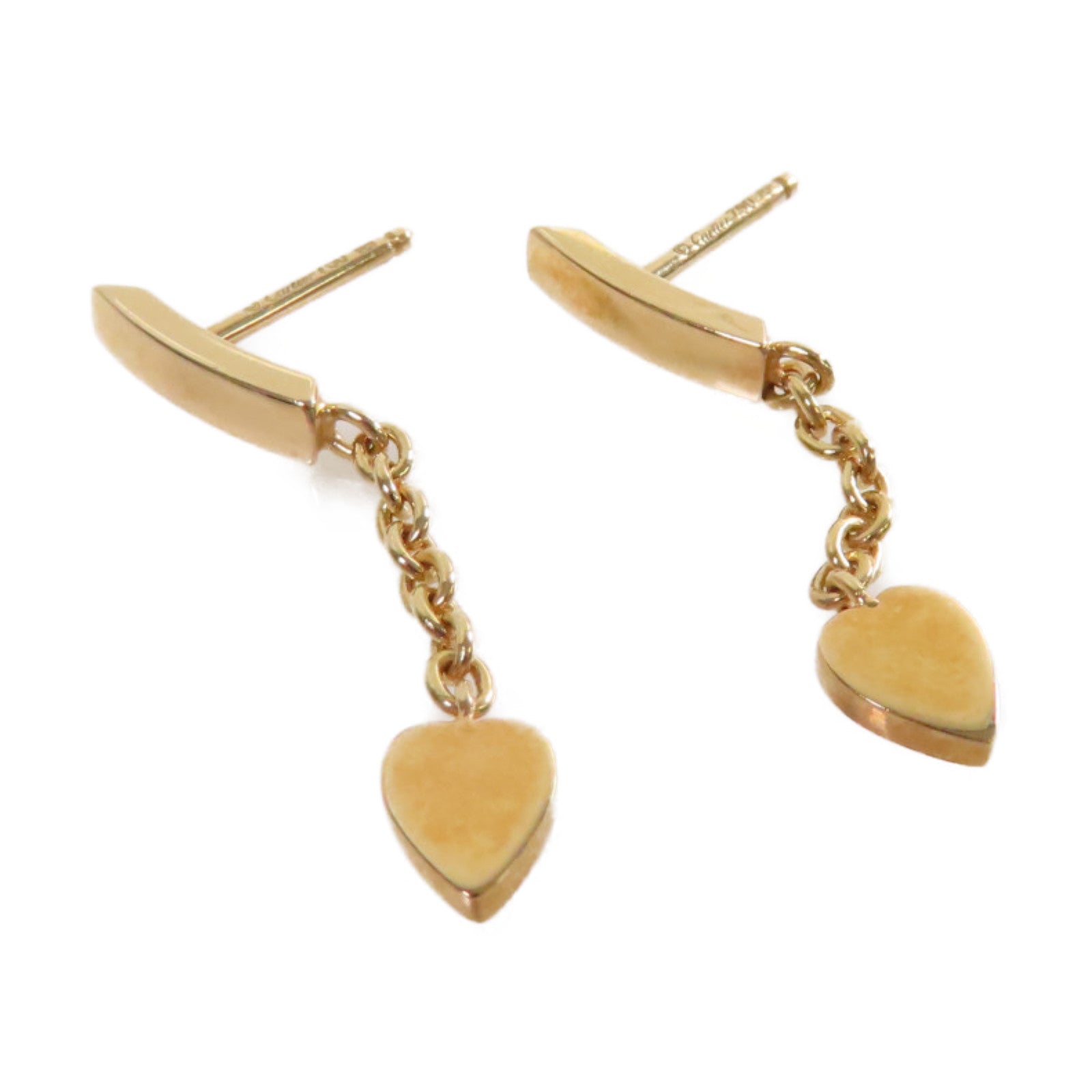 CARTIER 【激減優惠】18K玫瑰金Gold Chain and Heart Earrings耳環