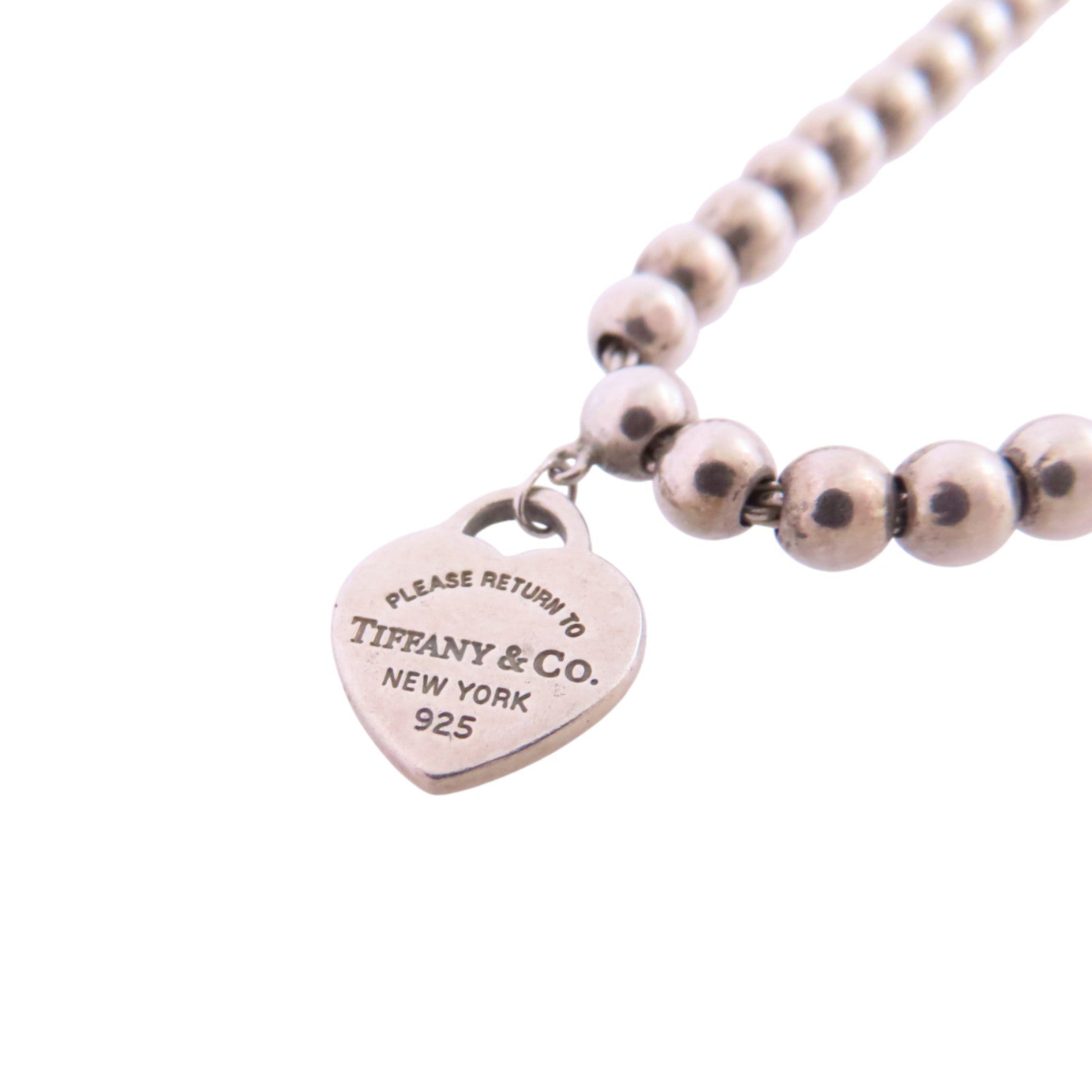 TIFFANY＆CO 925純銀Return To Tiffany Heart Tag Bracelet手鏈