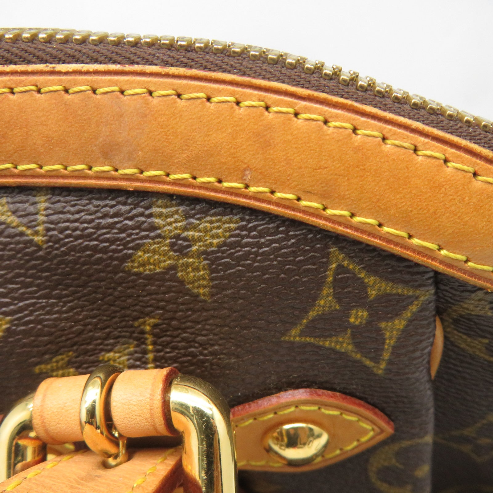 LOUIS VUITTON 【清倉大減價】Monogram Tivoli GM金扣肩背袋啡色