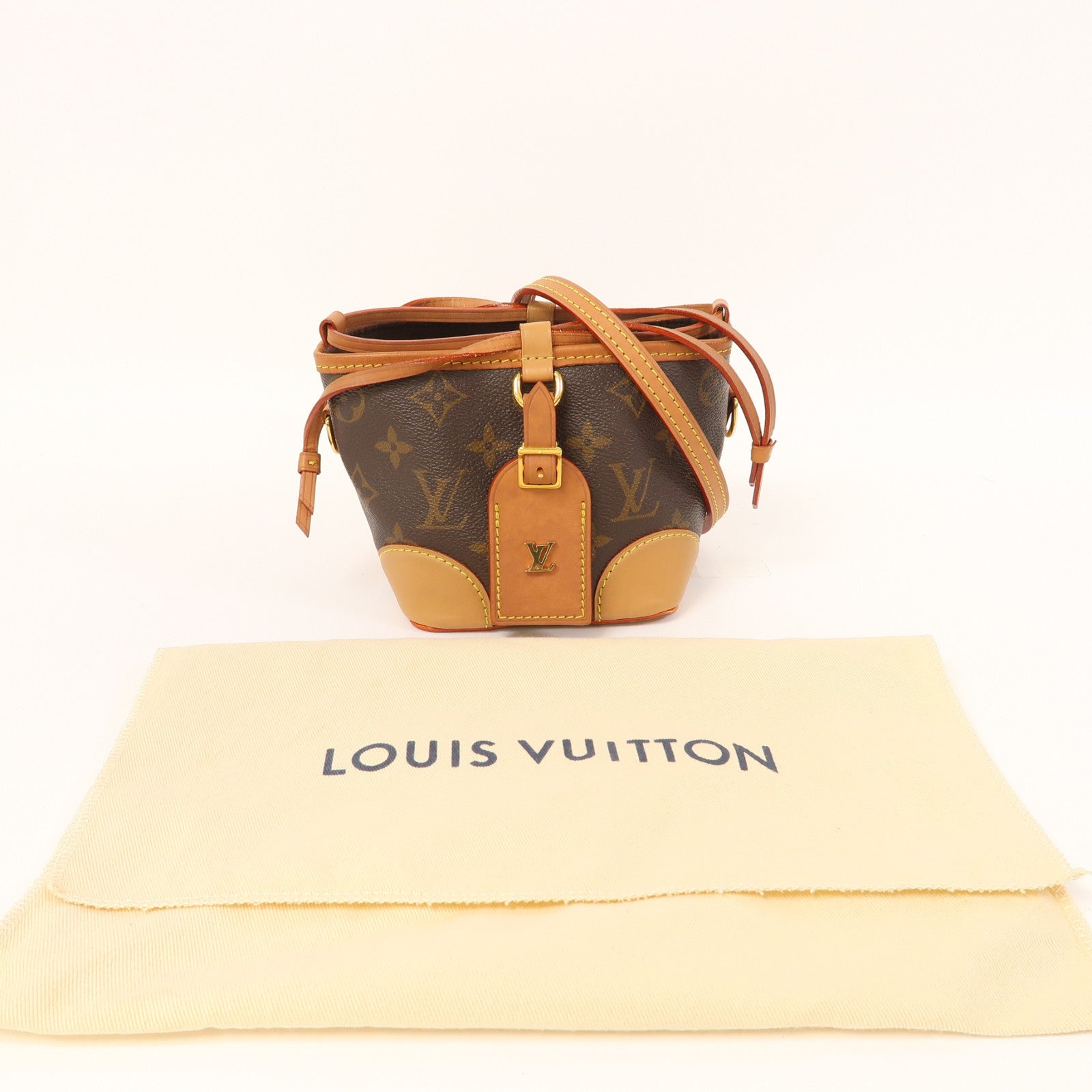 LOUIS VUITTON Monogram Noe Purse金扣肩背袋啡色