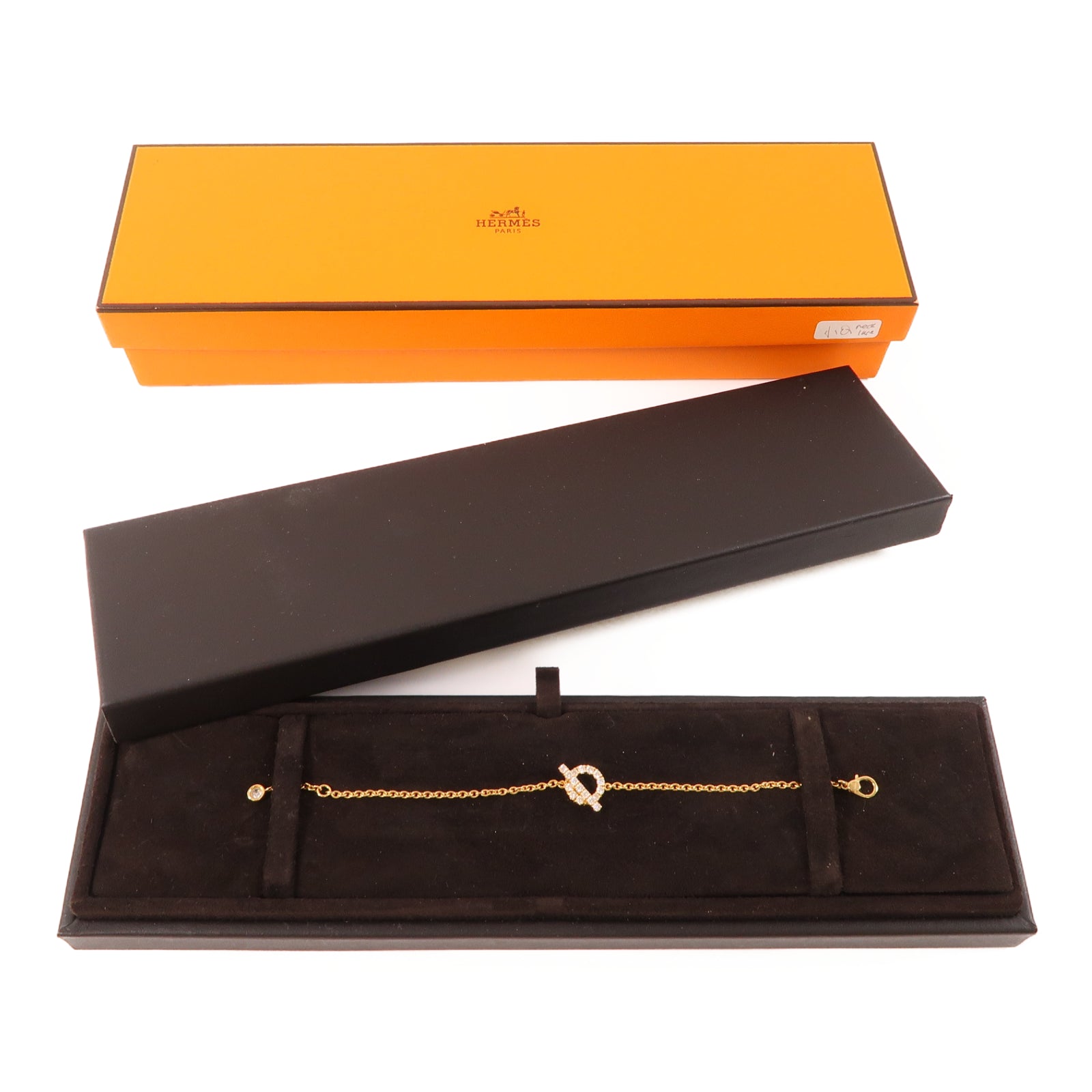 HERMES 18K黃金Finesse Bracelet手鏈