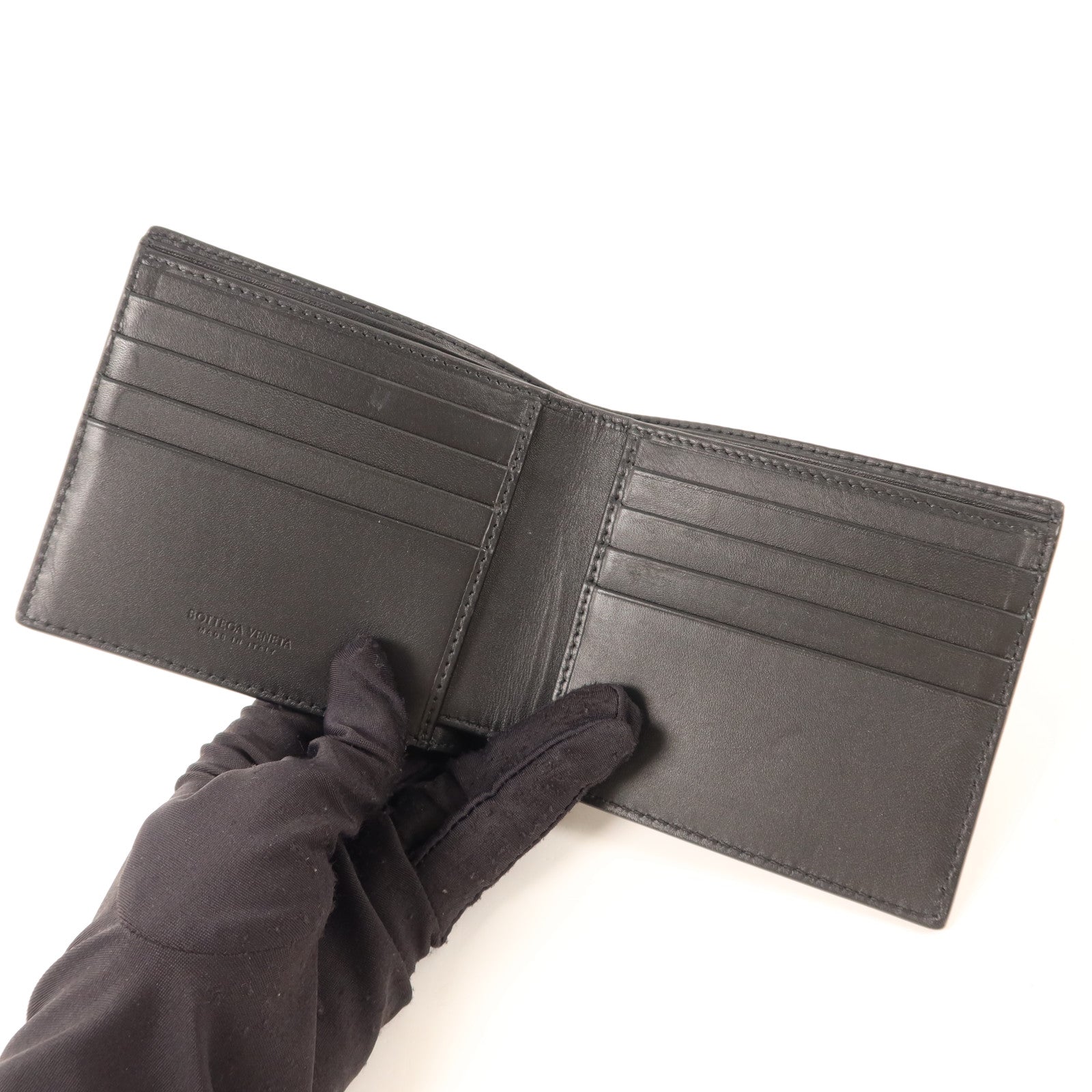 BOTTEGA VENETA 羊皮皮革Bifold Wallet錢包