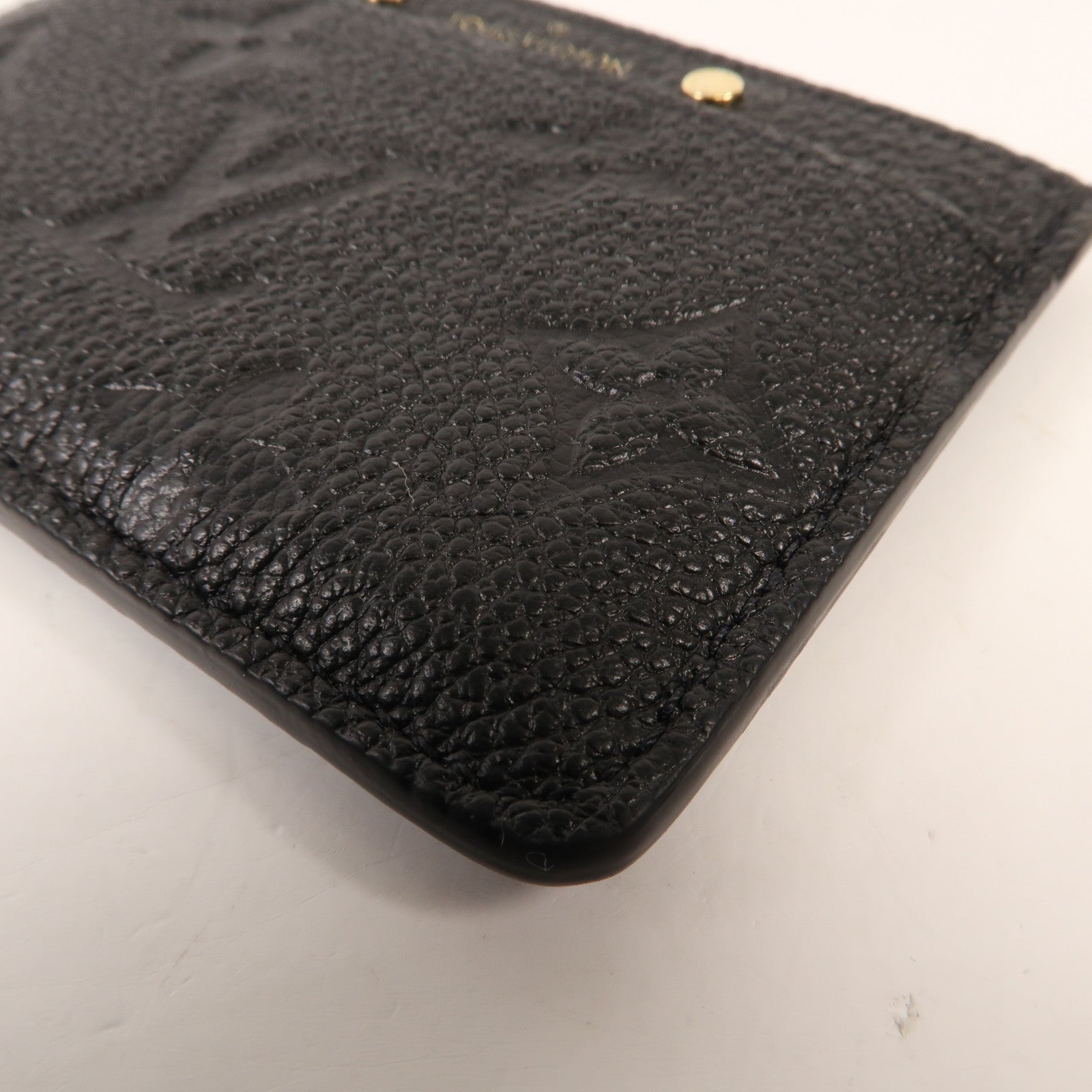 LOUIS VUITTON Monogram Empreinte Card Case金扣卡片套