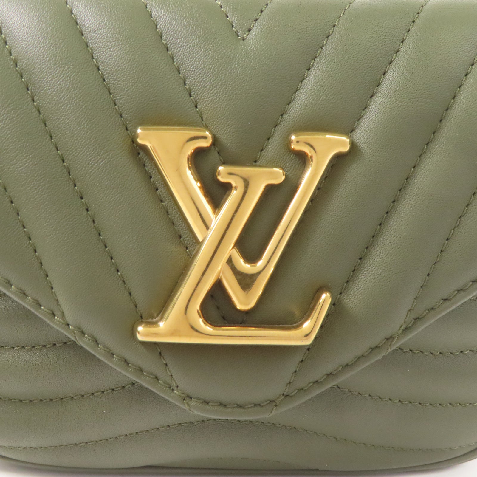 LOUIS VUITTON 牛皮皮革New Wave Multi Pochette金扣手挽肩背兩用袋