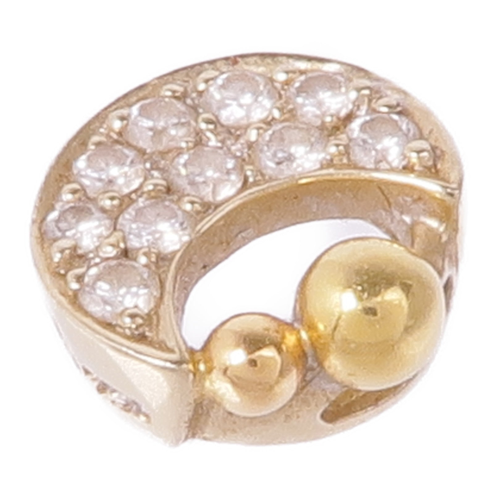 JEWELRY 18K黃金/白金Diamond Pendant Top鑽石吊墜