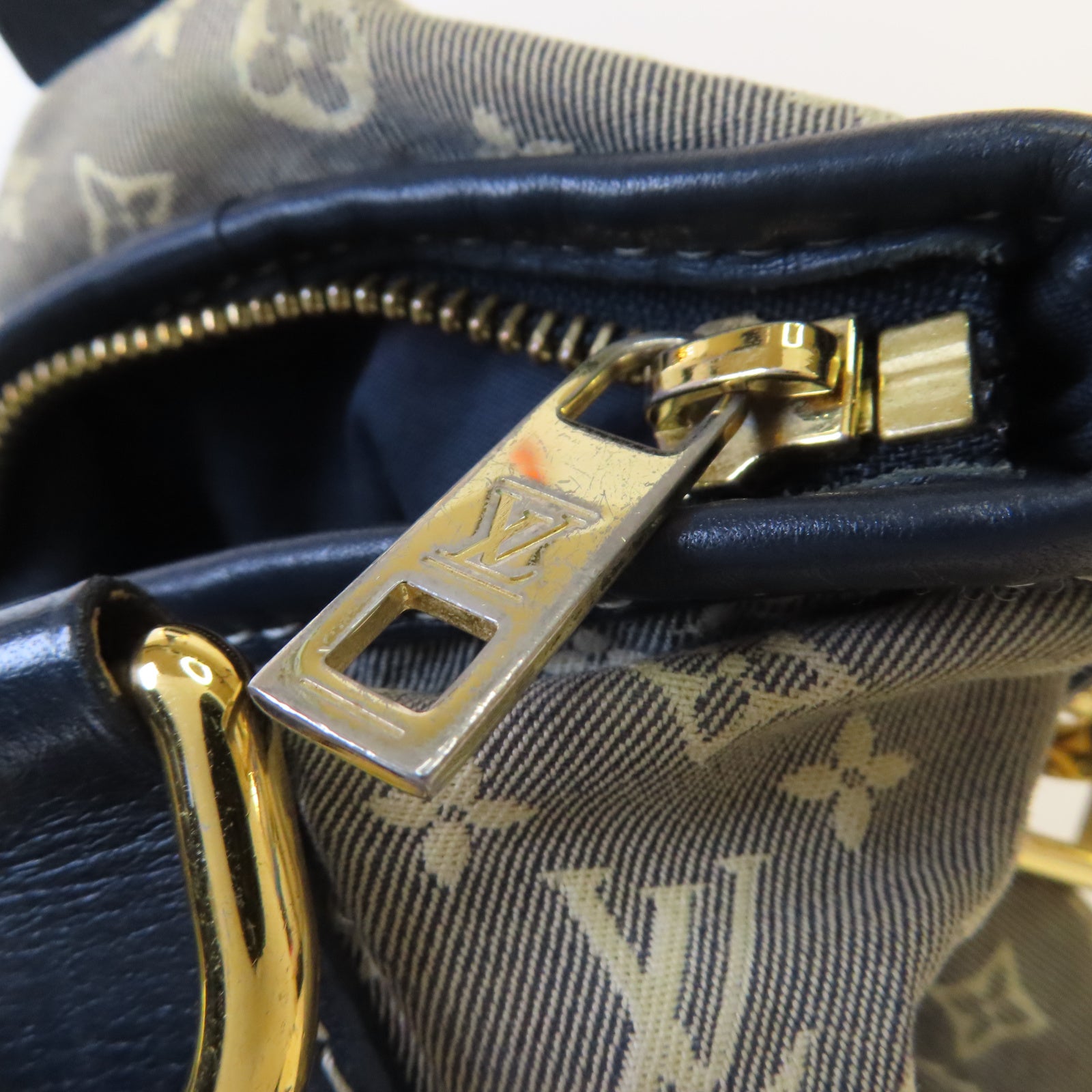 LOUIS VUITTON 【激減優惠】Monogram Idylle Elegie金扣手挽肩背兩用袋灰色/藍色