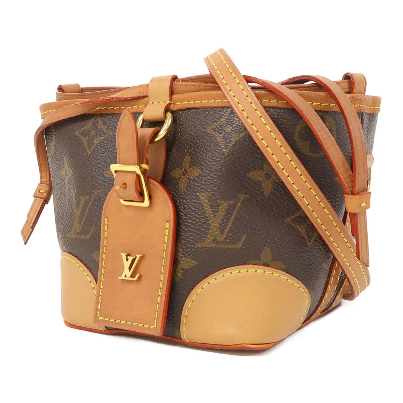 LOUIS VUITTON Monogram Noe Purse金扣肩背袋啡色