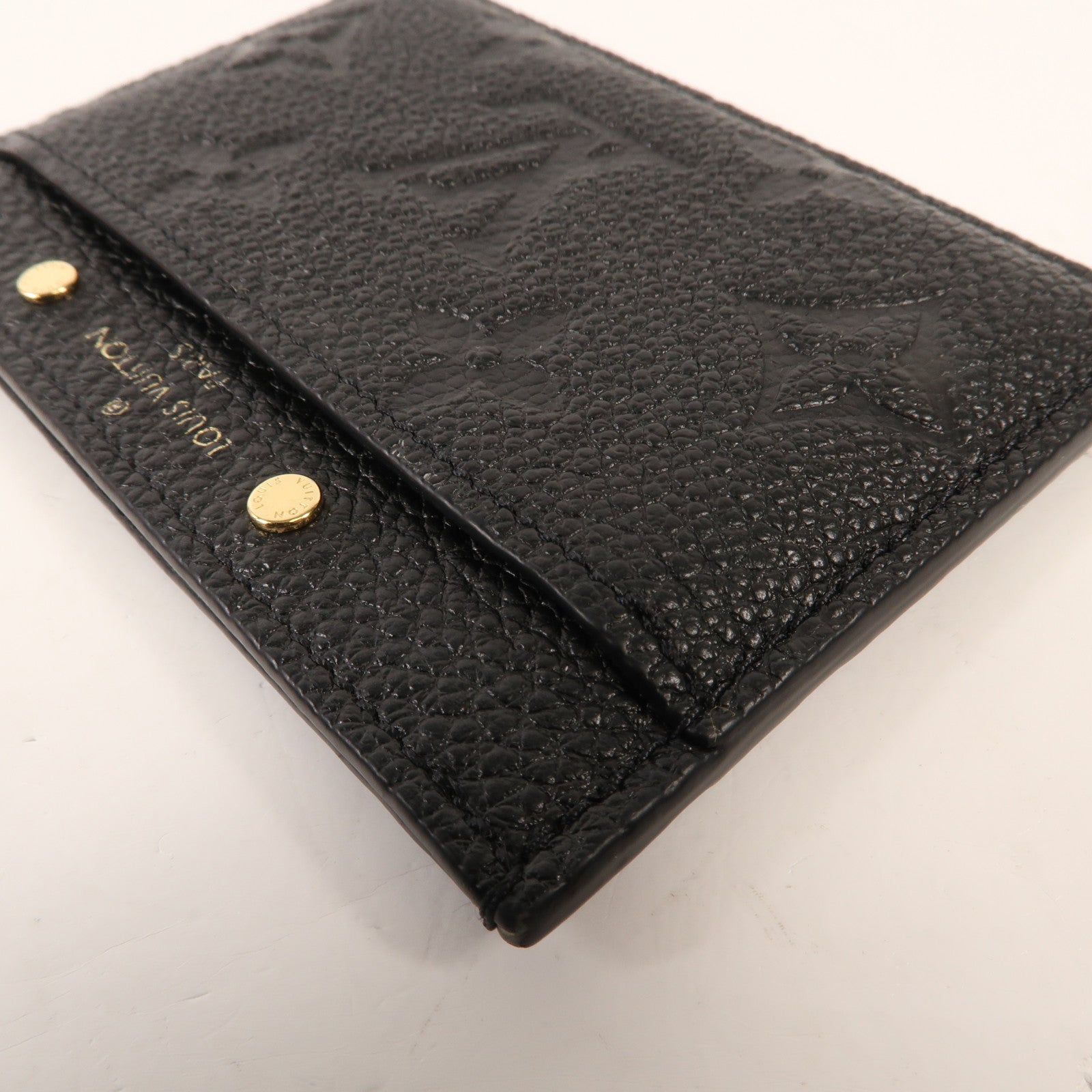 LOUIS VUITTON Monogram Empreinte Card Case金扣卡片套