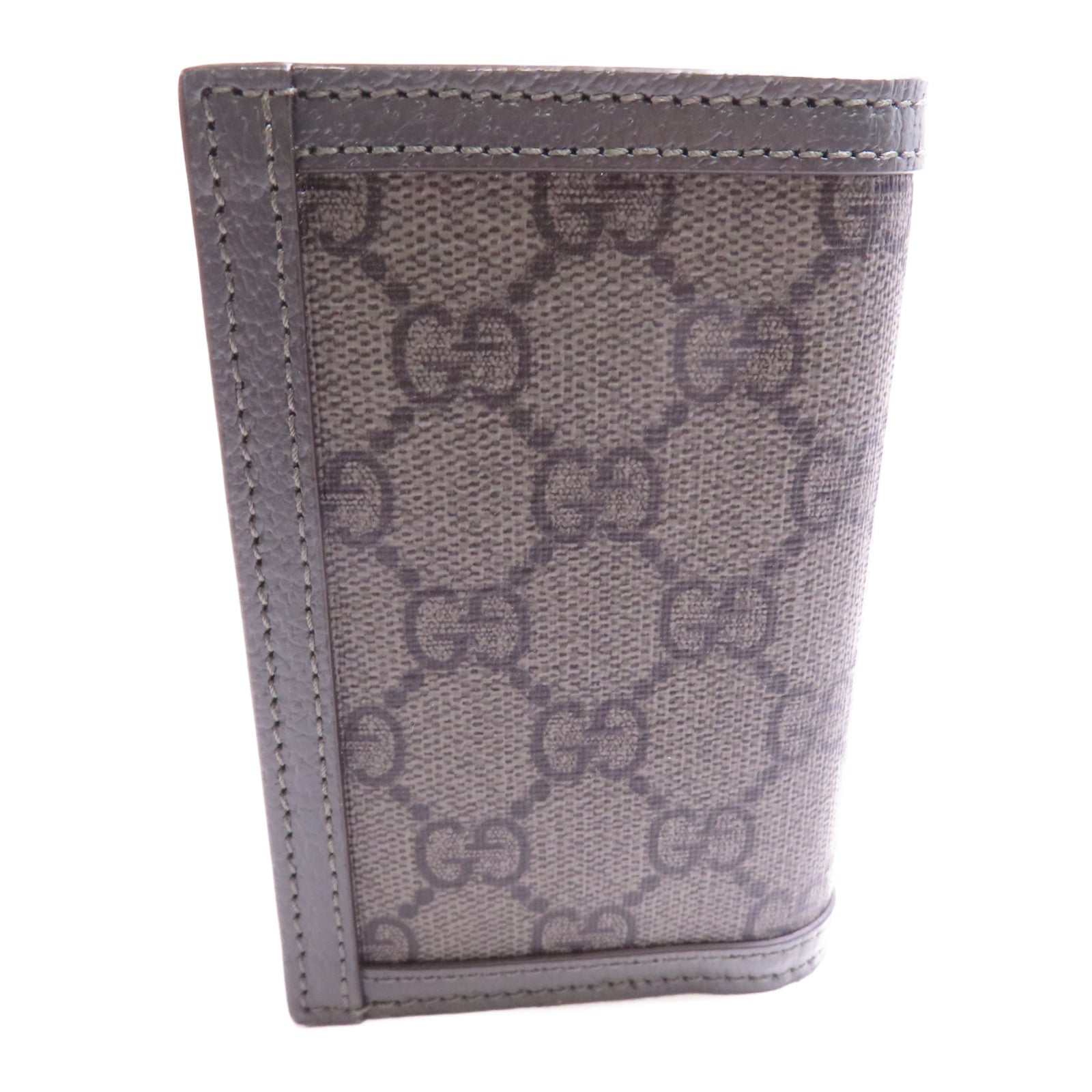 GUCCI 塗層帆布Ophidia Card Case銀扣卡片套