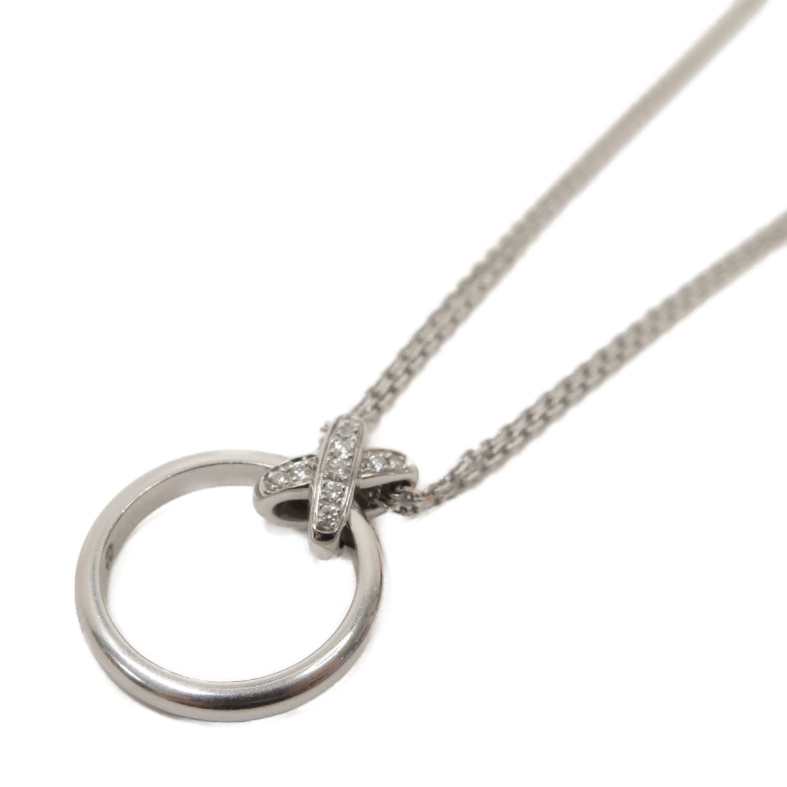 Chaumet 18K白金Necklace項鍊銀色