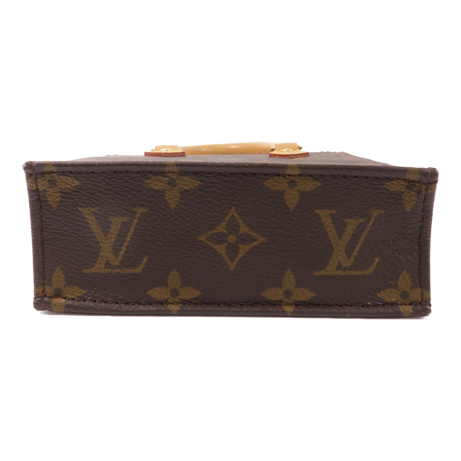 LOUIS VUITTON Monogram Petit Sac Plat手挽肩背兩用袋