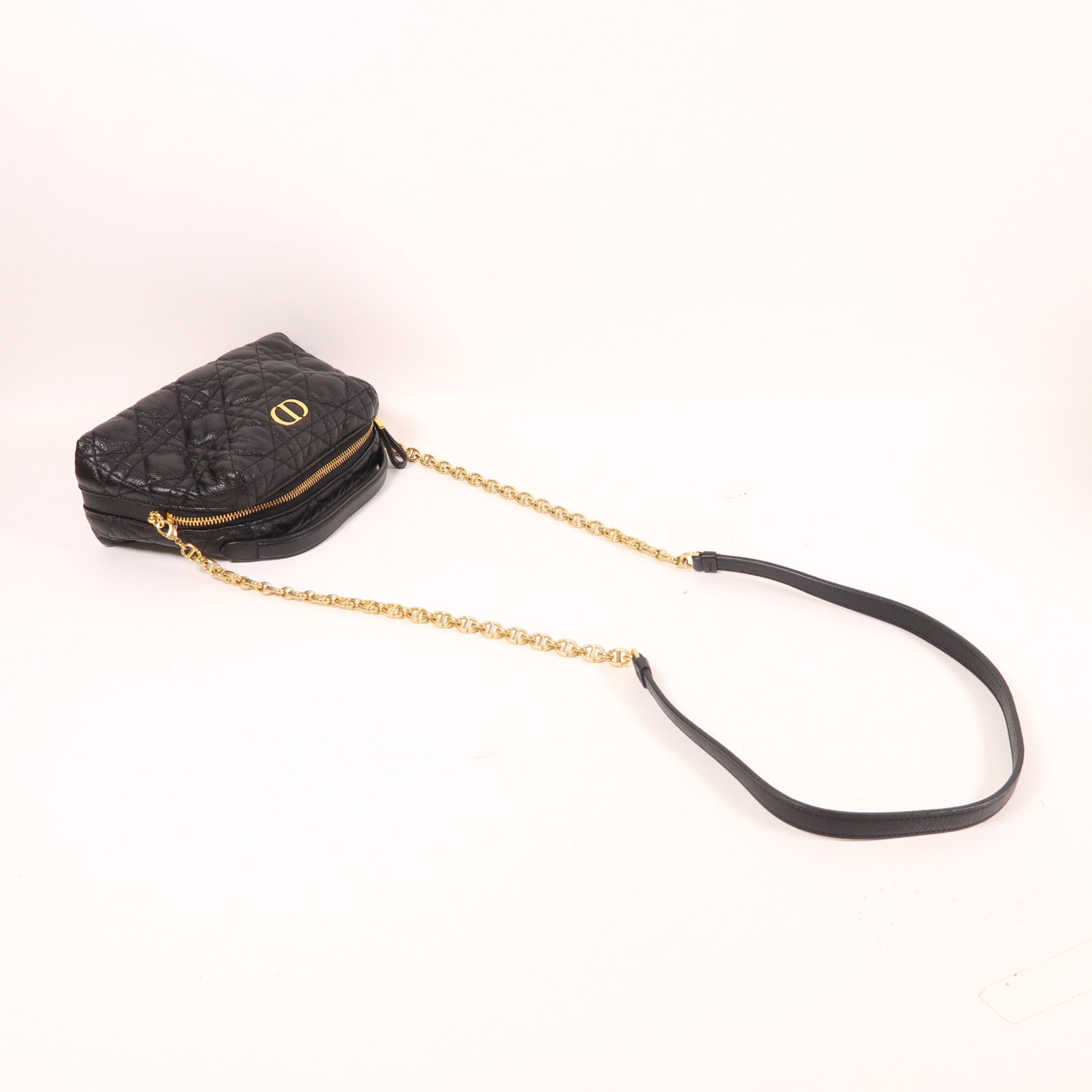 Dior 牛皮皮革Caro D-Cosy金扣手挽肩背兩用袋