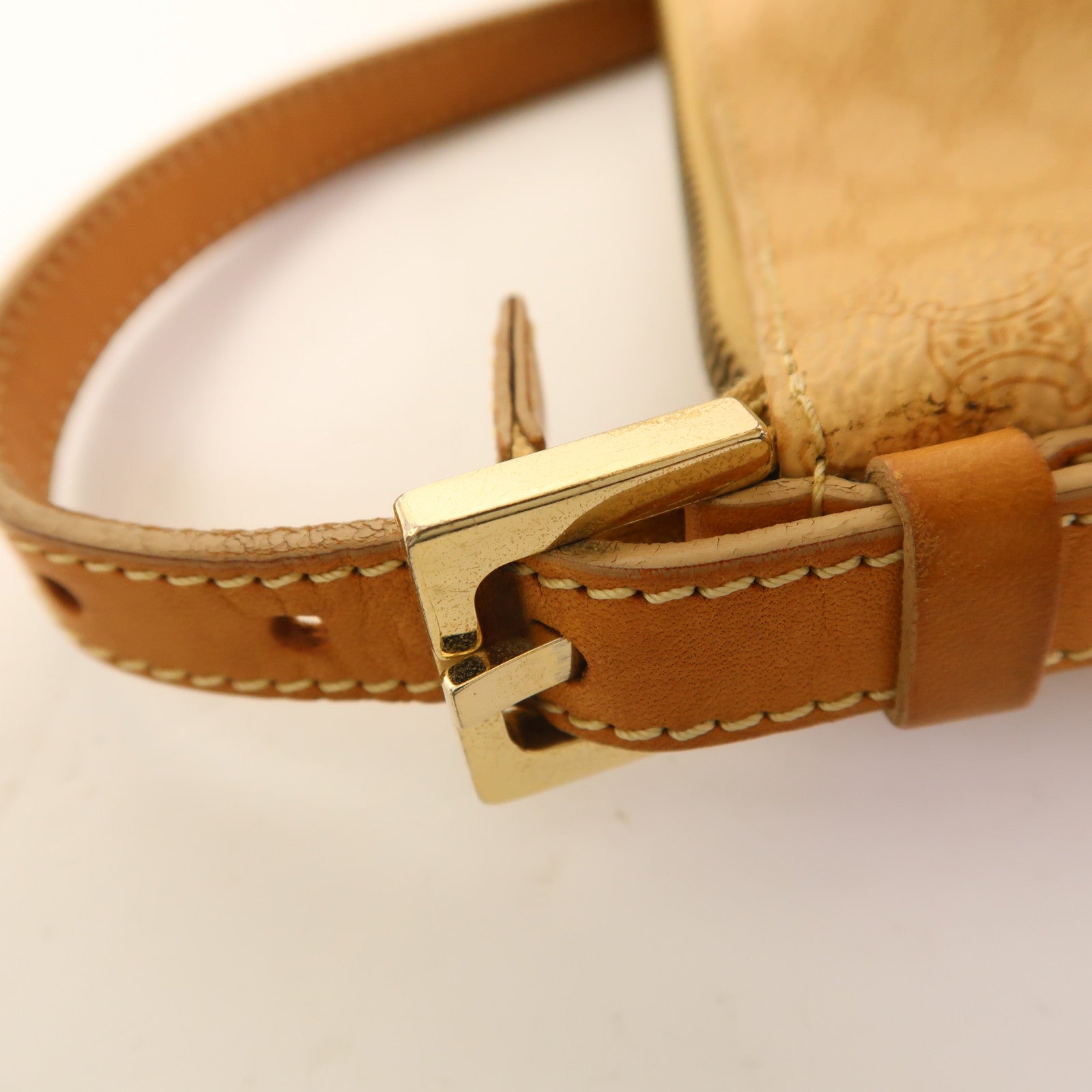 CELINE 塗層帆布Vintage Hand Bag金扣手挽袋