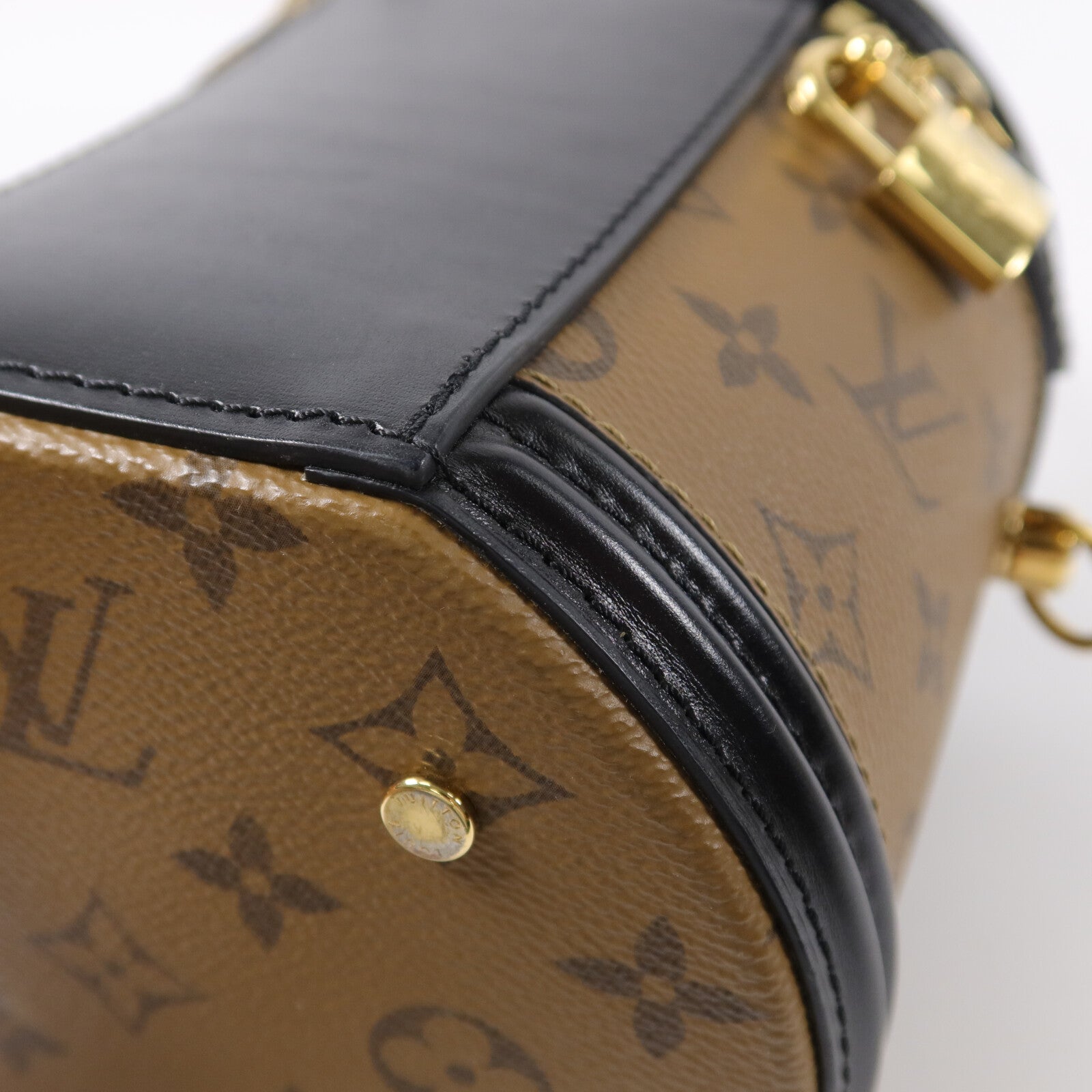 LOUIS VUITTON Monogram Reverse Cannes手挽肩背兩用袋