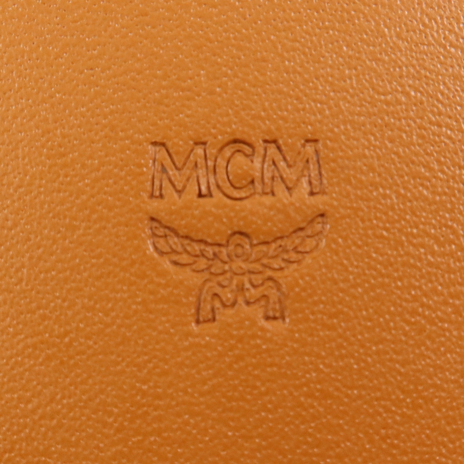 MCM 牛皮皮革Long Wallet金扣長錢包