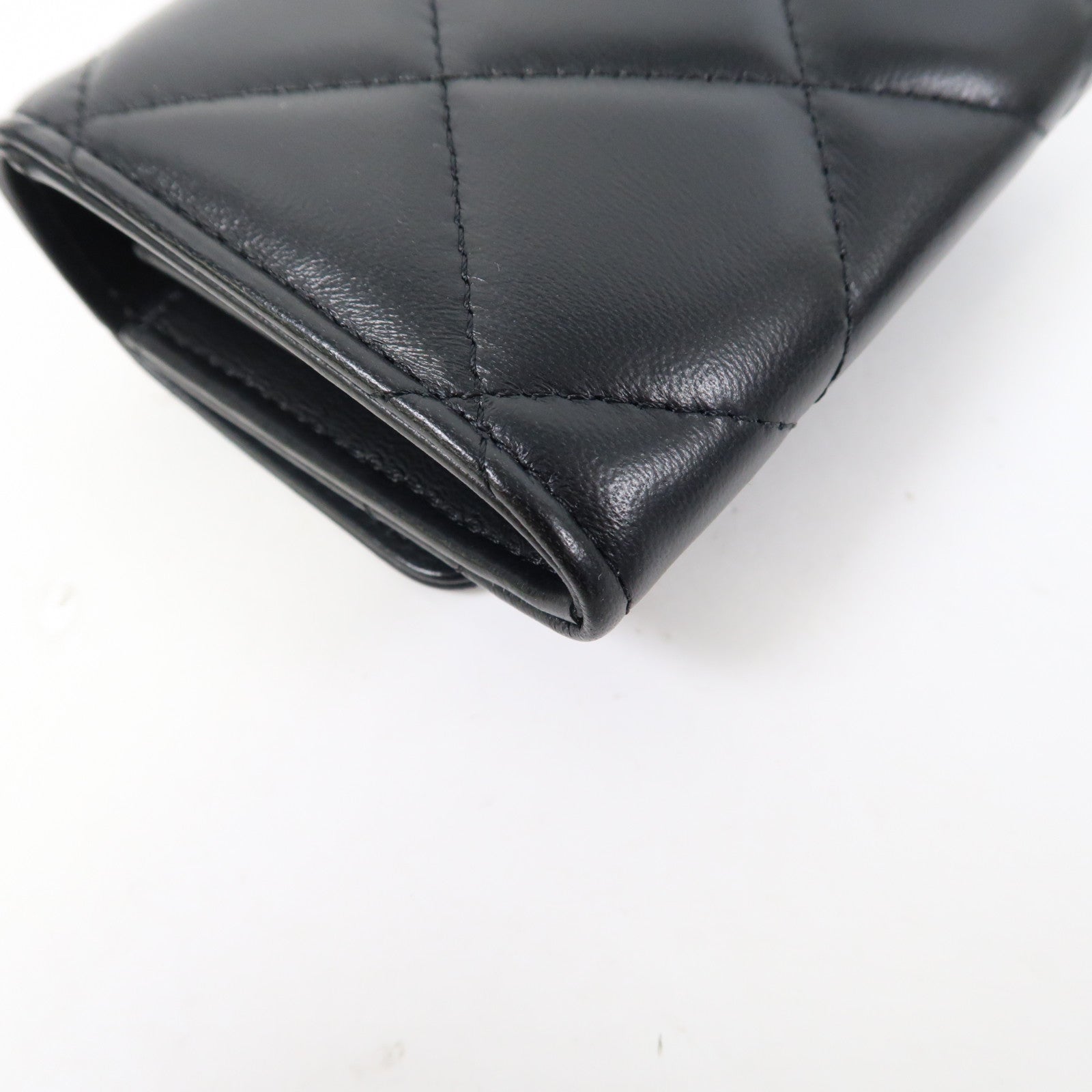 CHANEL 菱格羊皮皮革Chain Shoulder Bag金扣鏈帶肩背袋鏈帶肩背袋