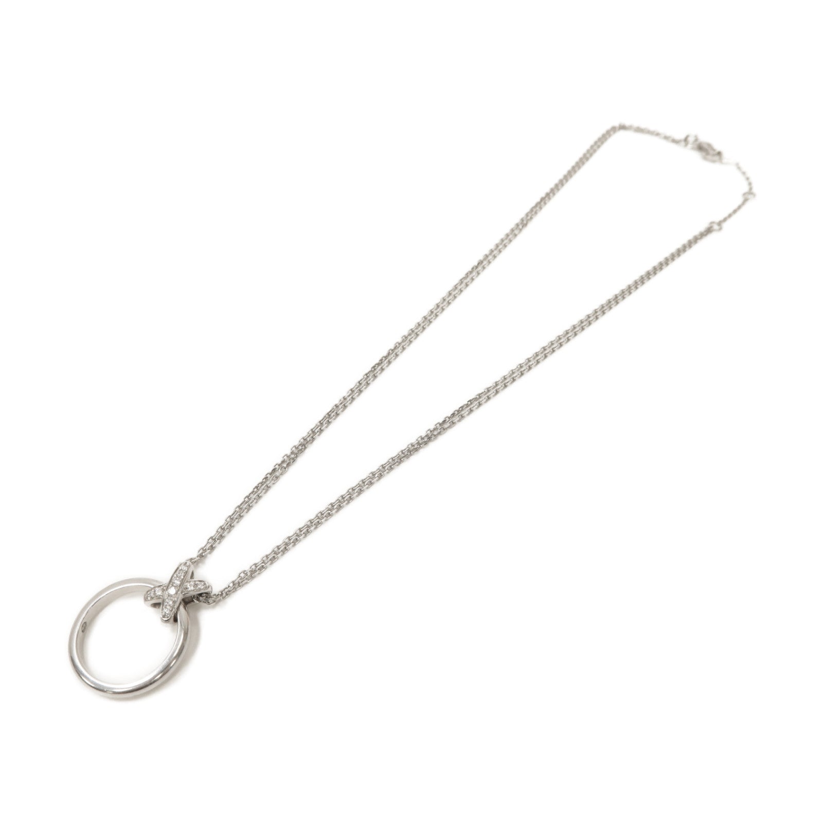 Chaumet 18K白金Necklace項鍊銀色