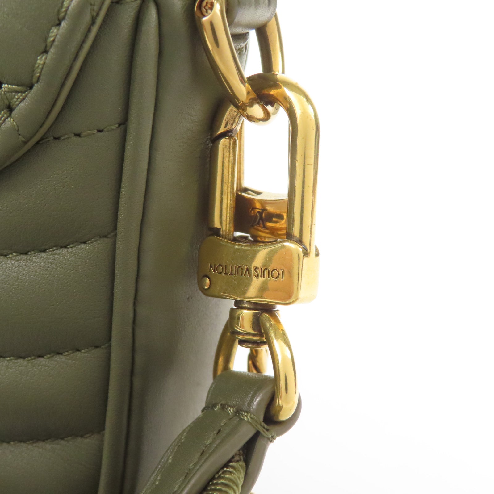 LOUIS VUITTON 牛皮皮革New Wave Multi Pochette金扣手挽肩背兩用袋