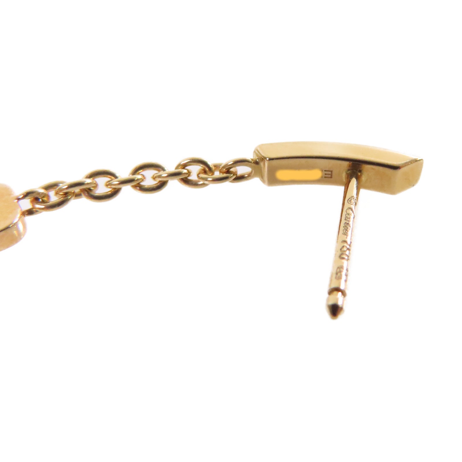 CARTIER 【激減優惠】18K玫瑰金Gold Chain and Heart Earrings耳環