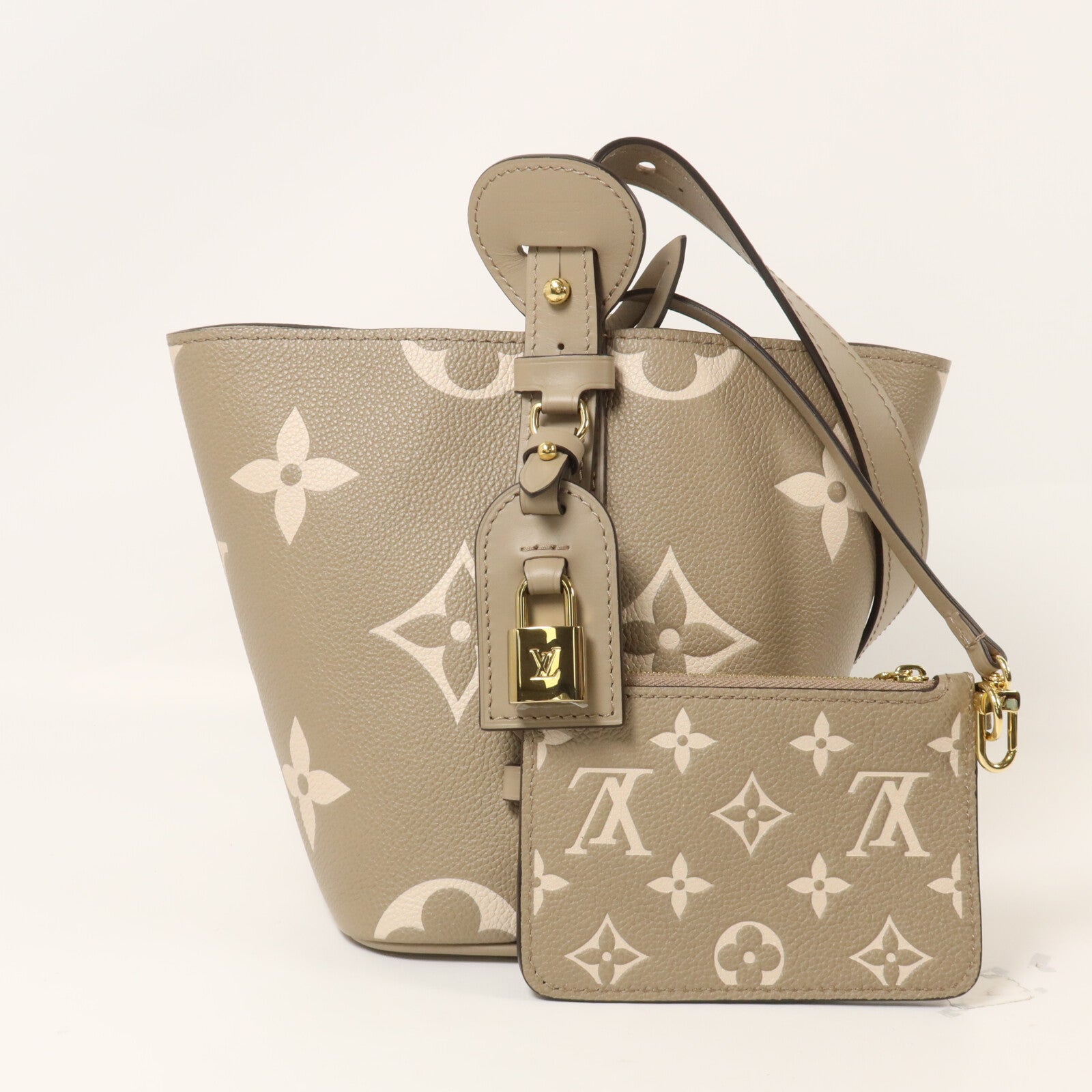LOUIS VUITTON Monogram Empreinte All in BB手挽肩背兩用袋