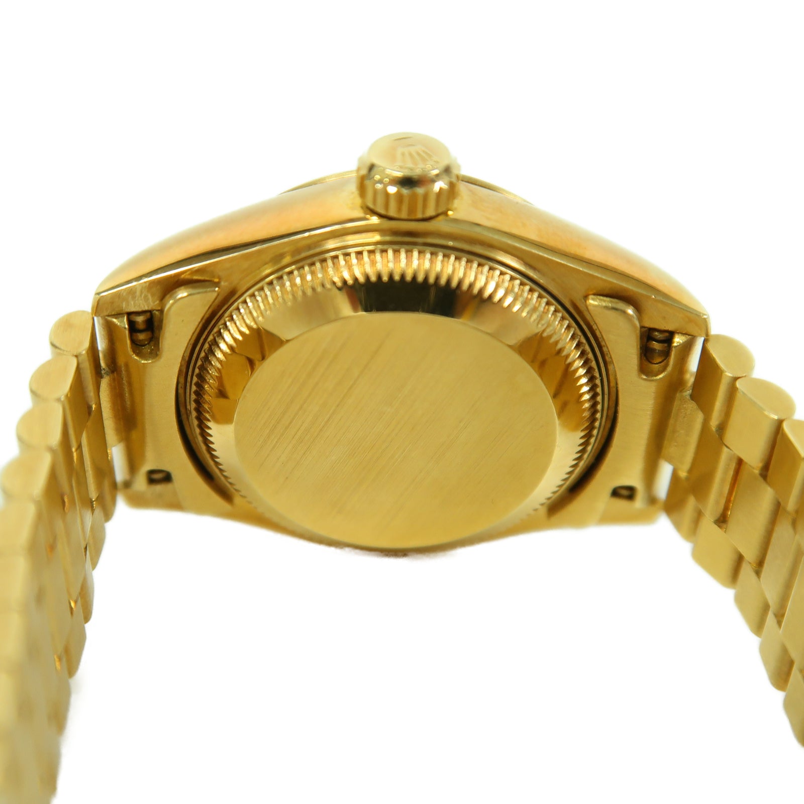 ROLEX Lady-Datejust 18K黃金手錶自動機芯金色