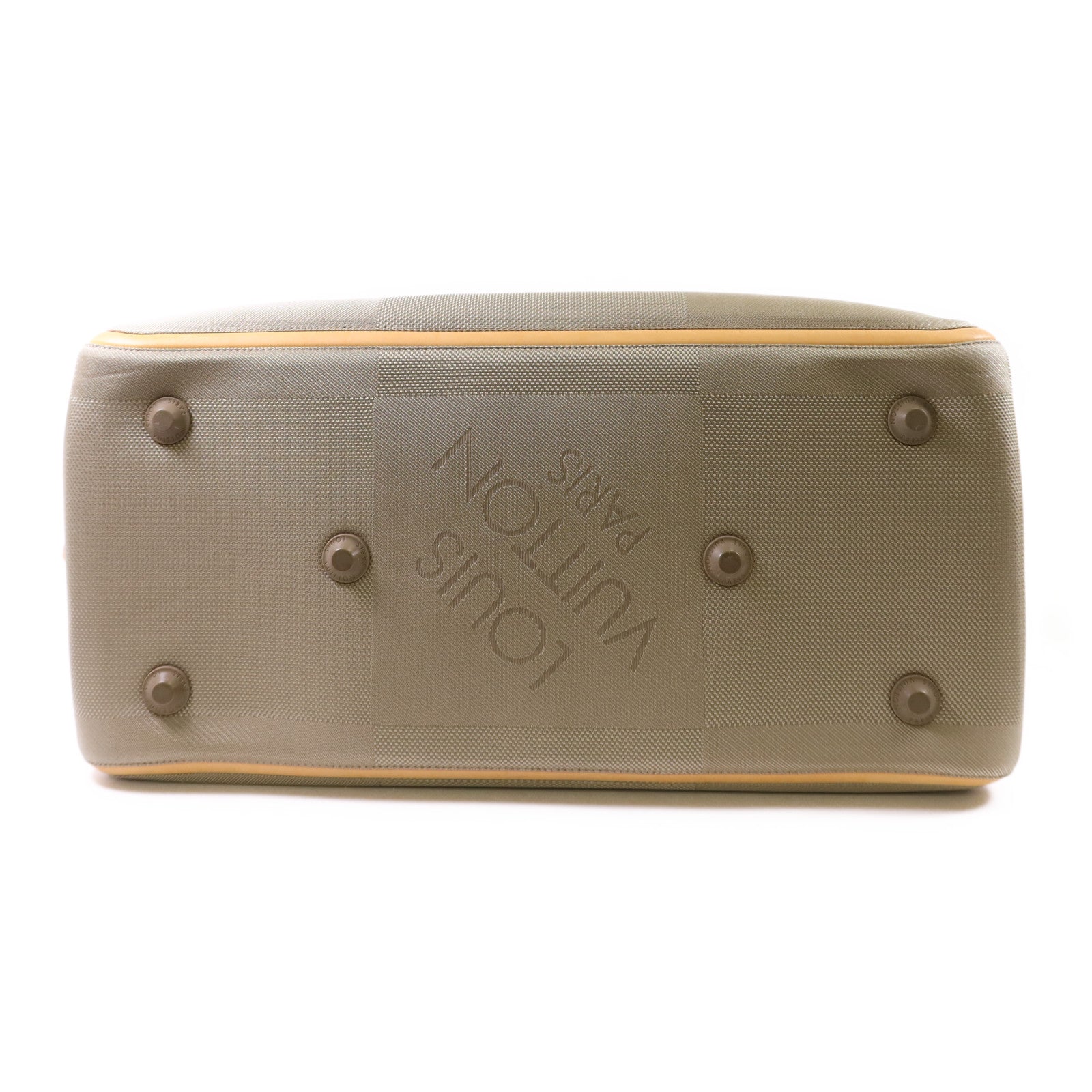 LOUIS VUITTON Damier Geant 帆布 Souverain Keepall 2005銀扣手挽肩背兩用袋