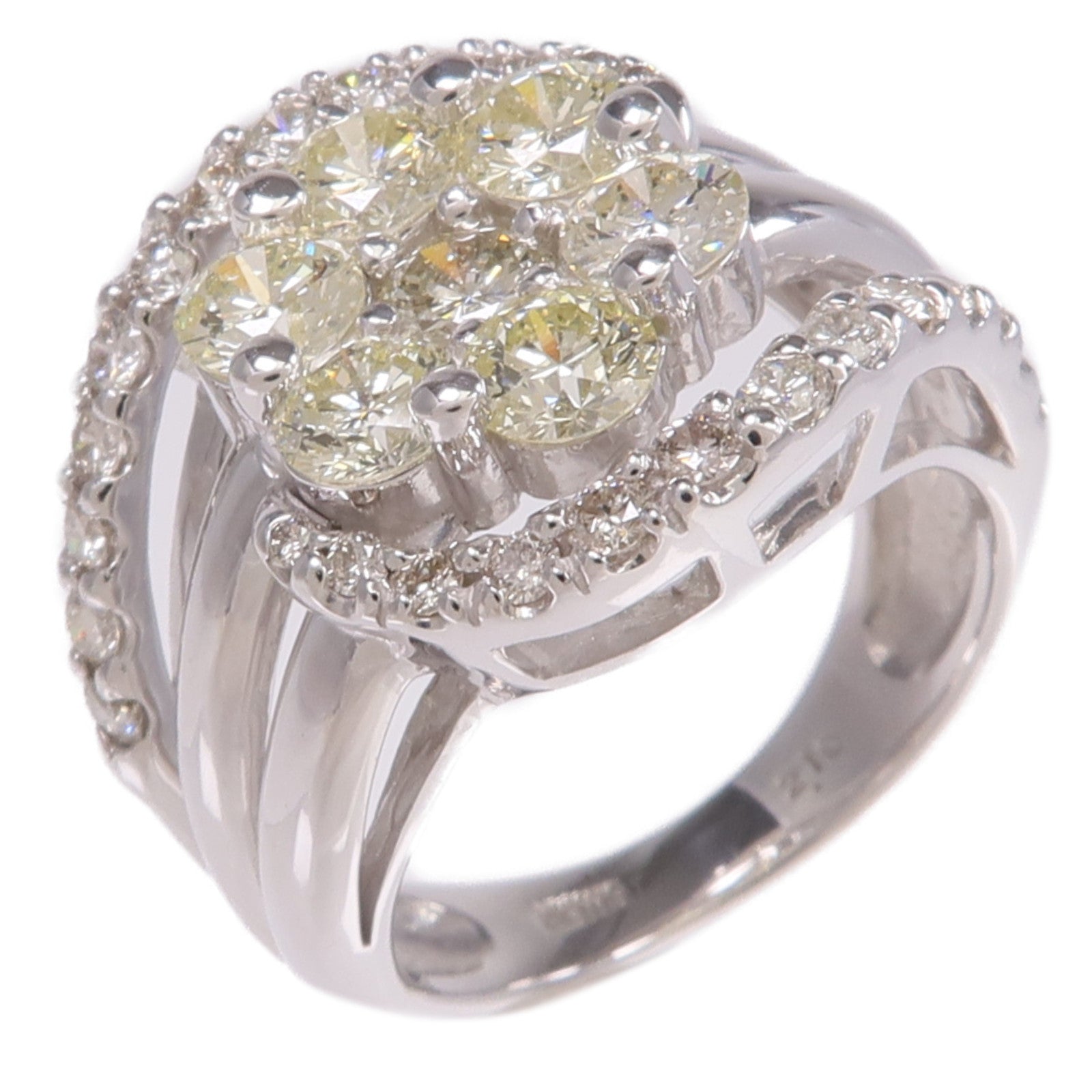 JEWELRY 18K白金Diamond Ring鑽石戒指