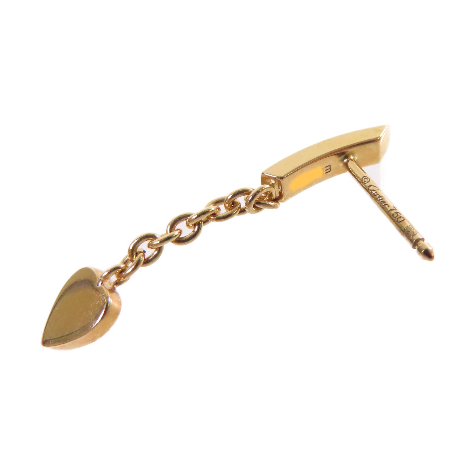 CARTIER 【激減優惠】18K玫瑰金Gold Chain and Heart Earrings耳環