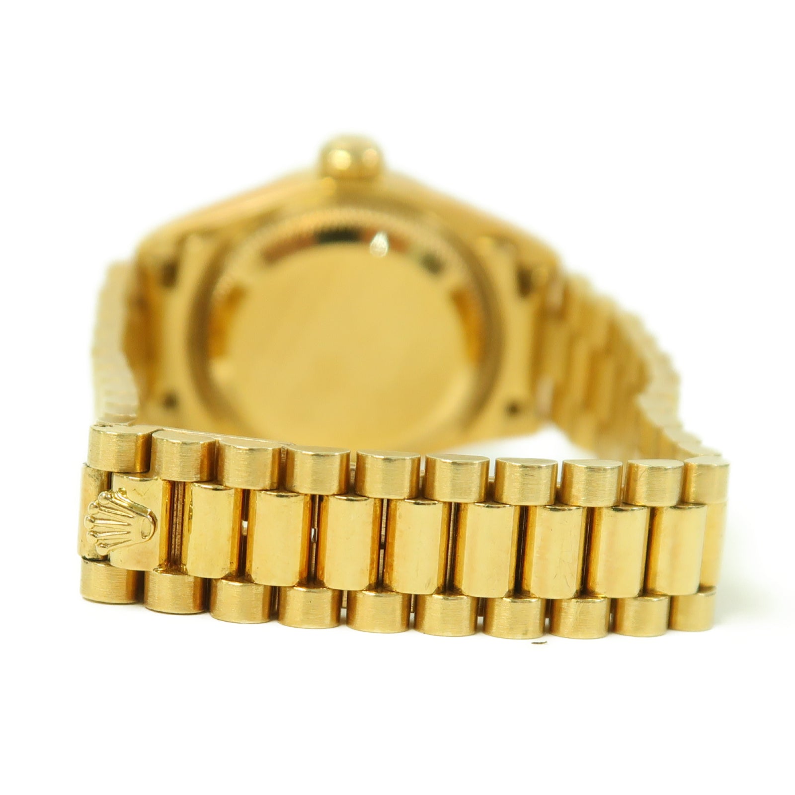 ROLEX Lady-Datejust 18K黃金手錶自動機芯金色