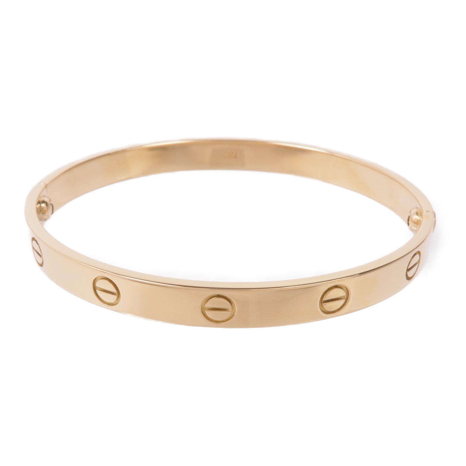 CARTIER 18K黃金Love Bracelet手鐲Cartier#18