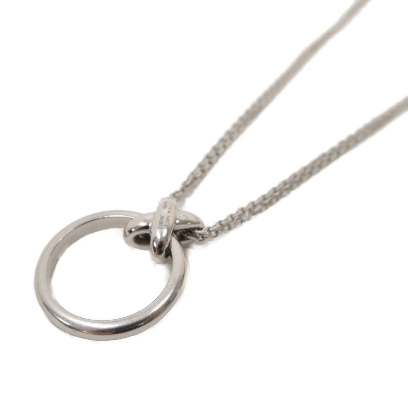 Chaumet 18K白金Necklace項鍊銀色