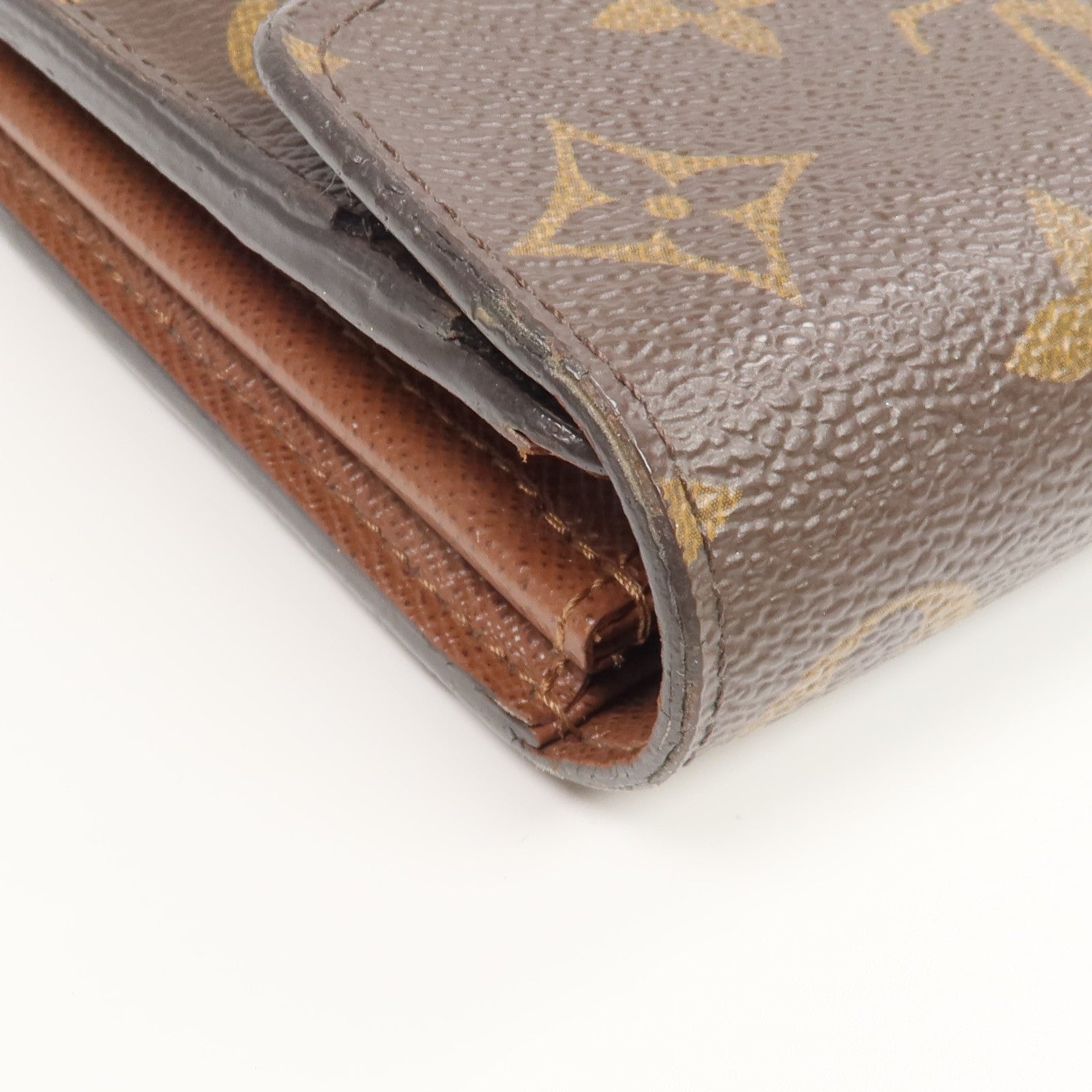 LOUIS VUITTON Monogram Sarah Wallet金扣長錢包