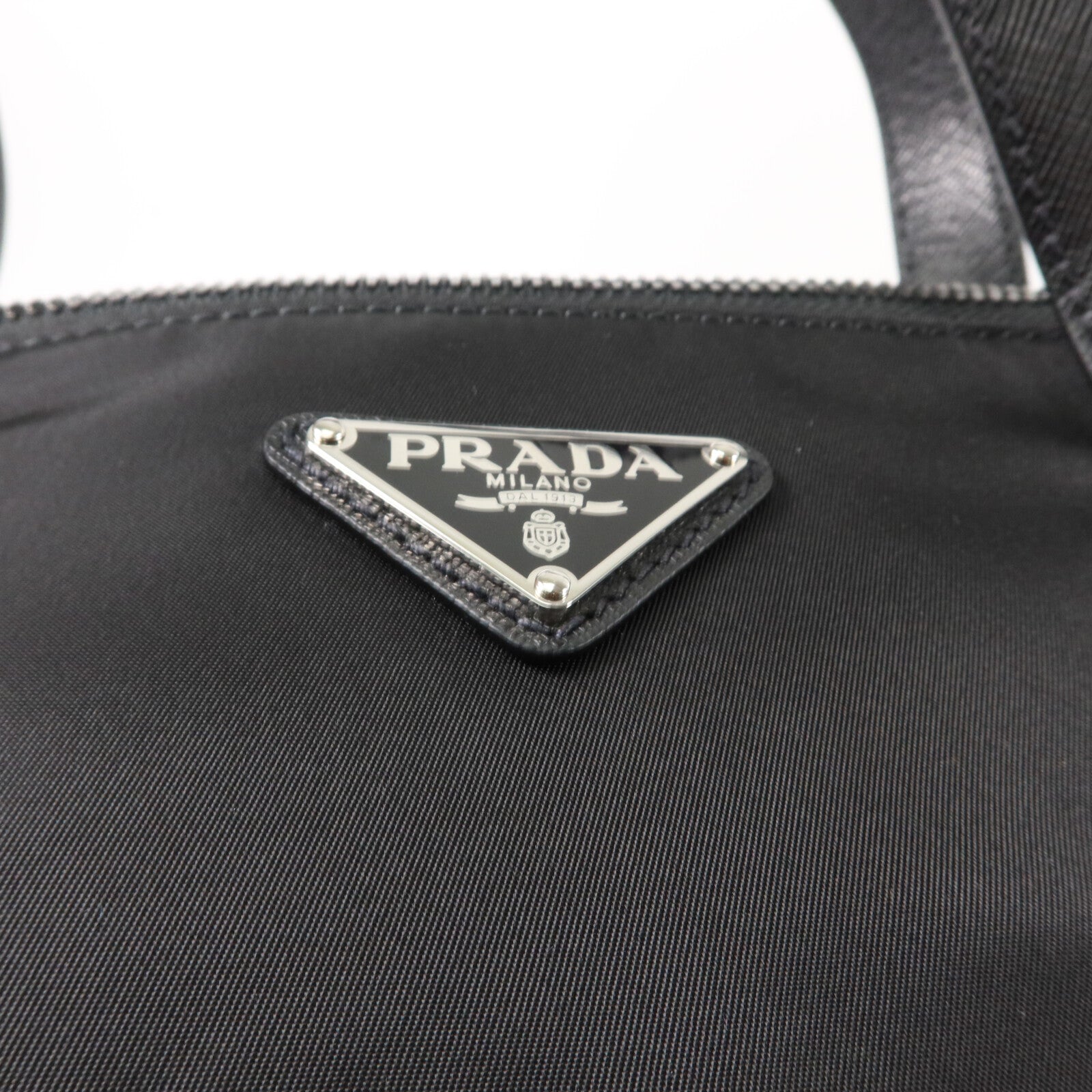PRADA 尼龍/Saffiano皮革Tote Bag手挽肩背兩用袋