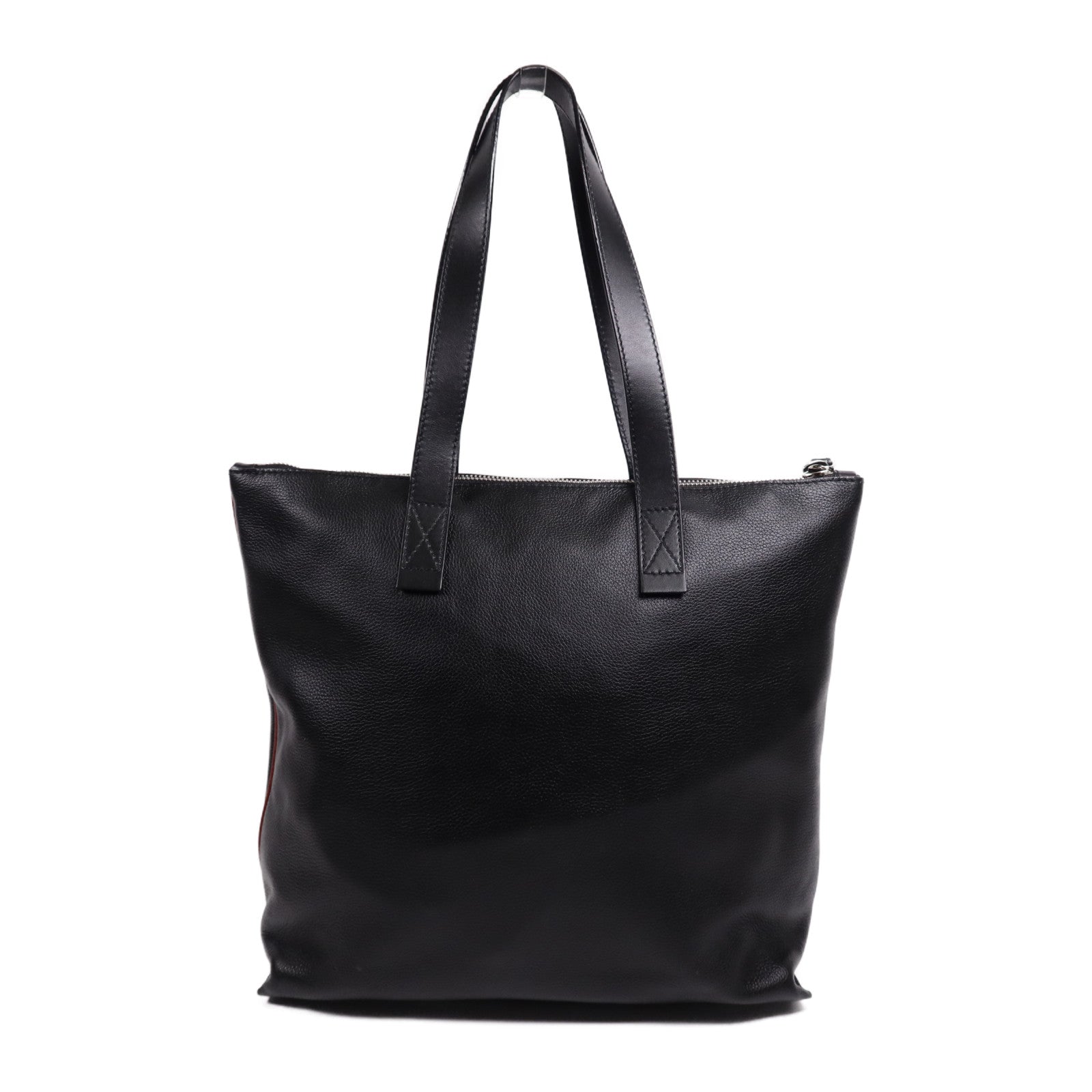 BALLY 牛皮皮革Shoulder Bag銀扣手挽袋