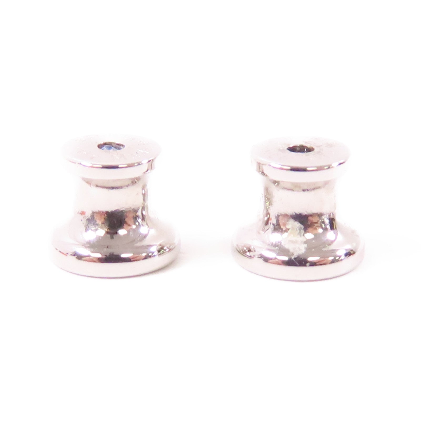 HERMES 金屬Cage H Earrings銀扣耳環Black/Silver黑色/銀色