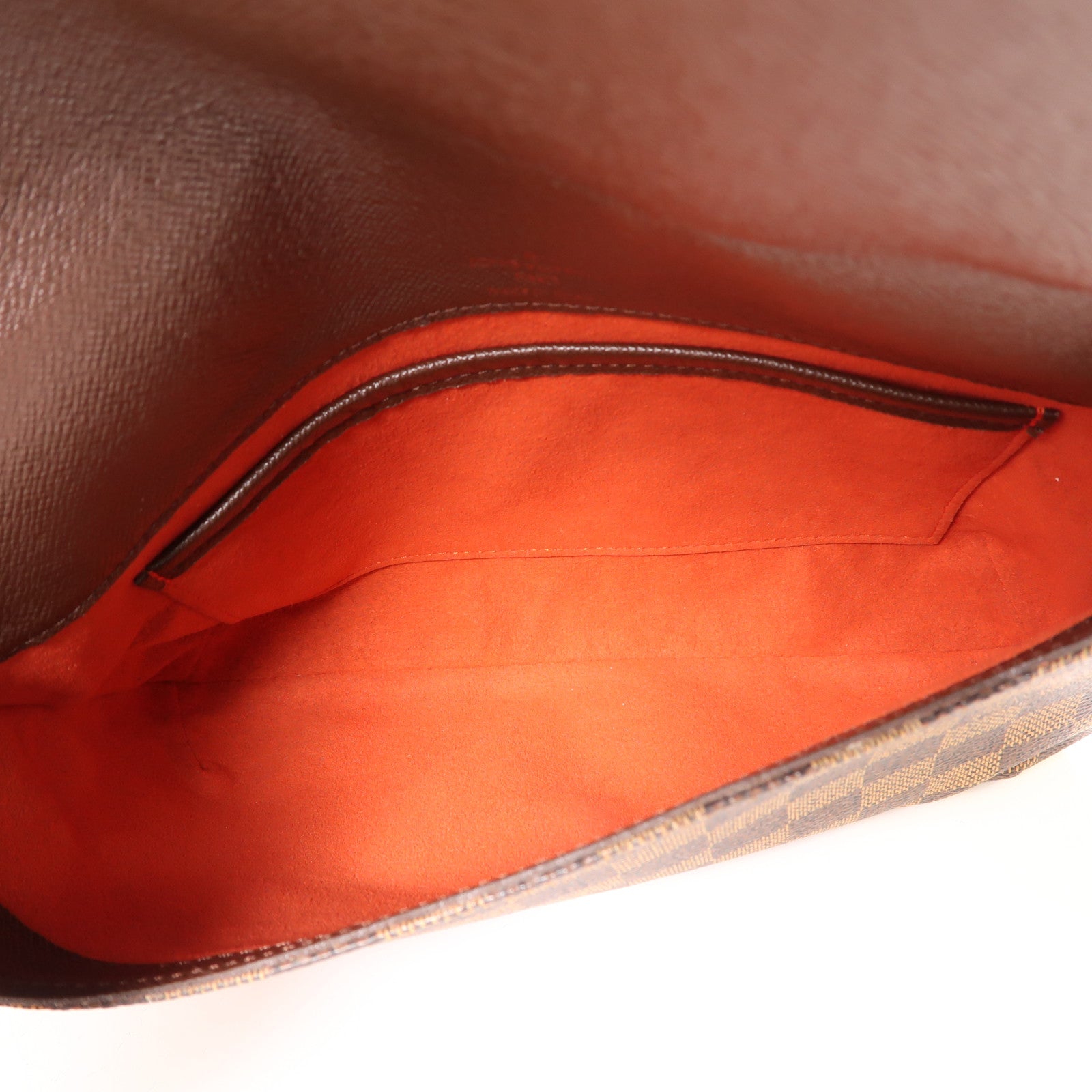 LOUIS VUITTON Damier Musette Tango金扣肩背袋棕色