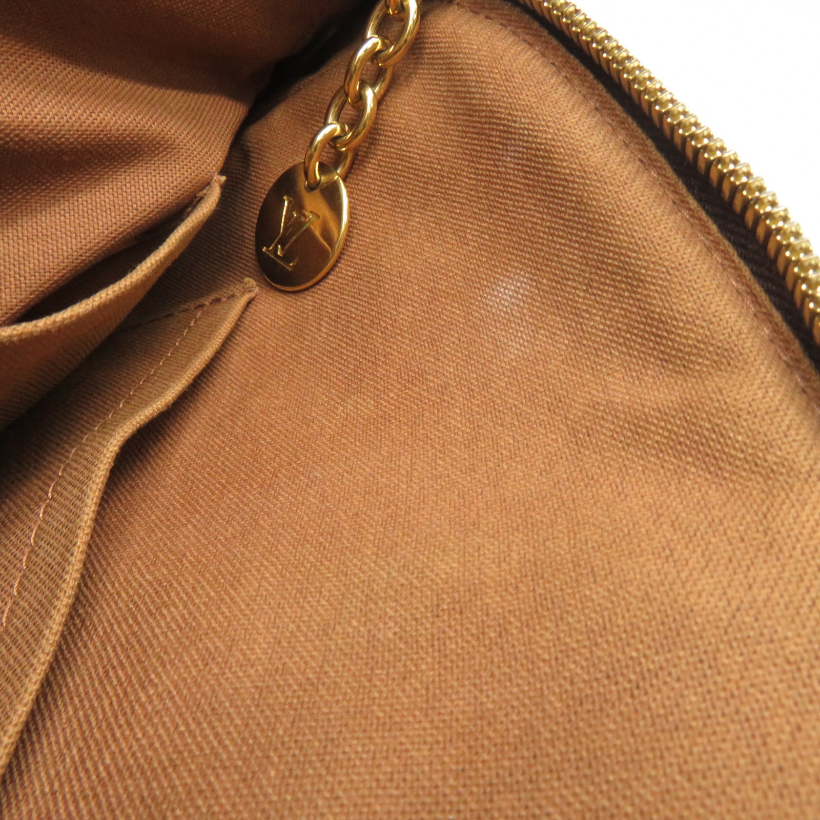 LOUIS VUITTON 【清倉大減價】Monogram Tivoli GM金扣肩背袋啡色