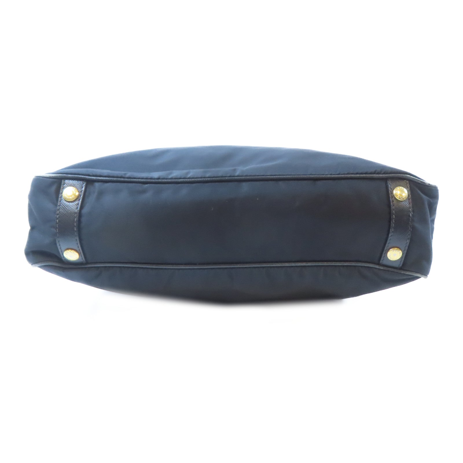 PRADA 尼龍2 Way Shoulder金扣手挽肩背兩用袋黑色