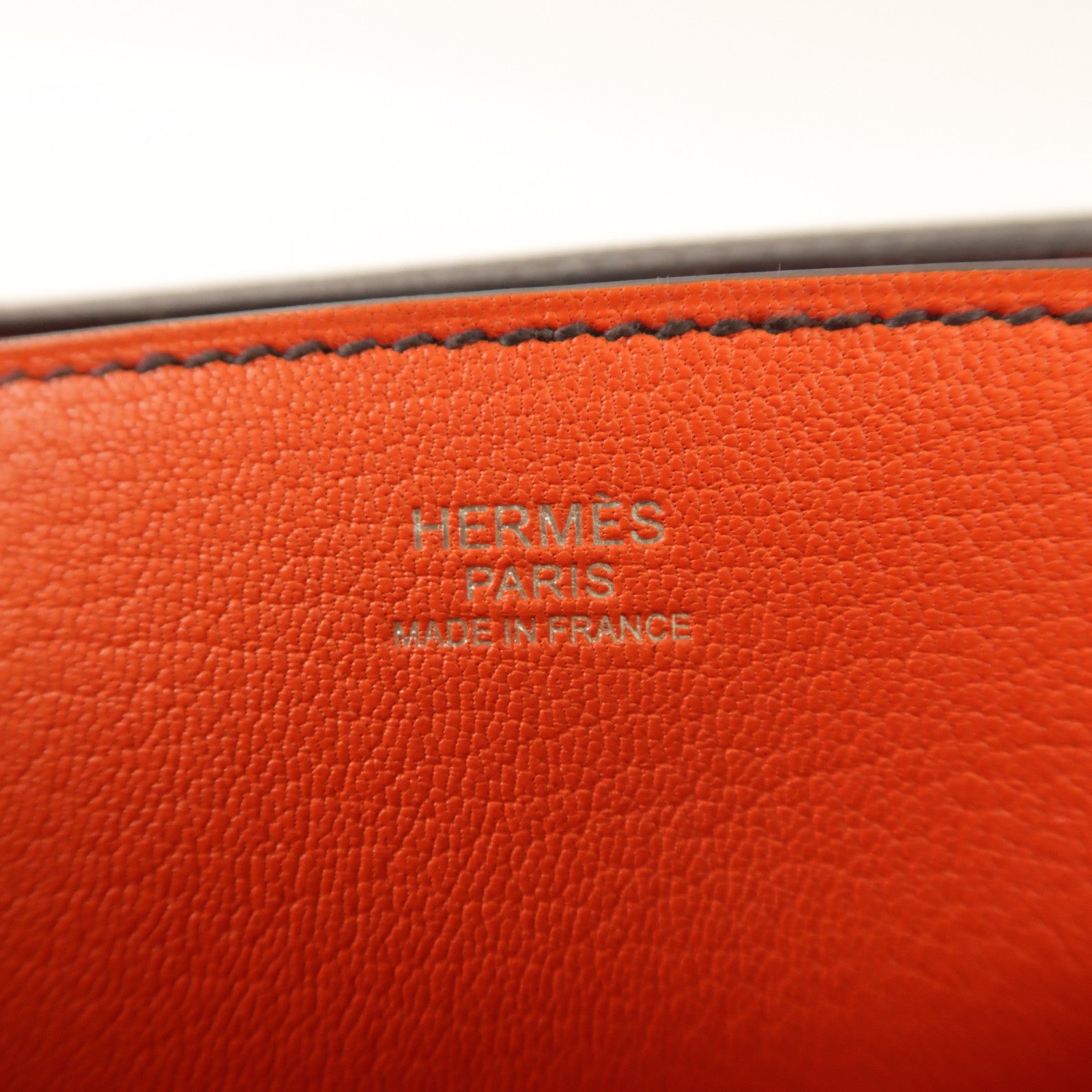 HERMES PHW Opli 24 Shoulder Bag Clemence Leather Black