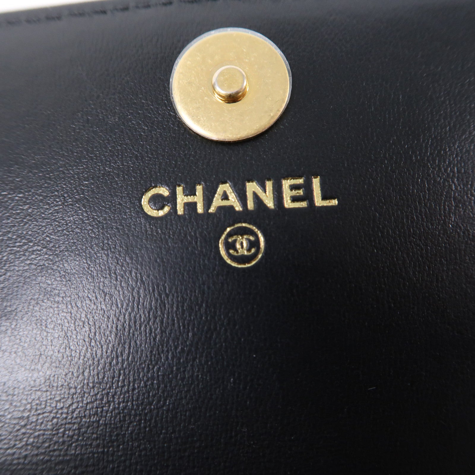 CHANEL 菱格羊皮皮革Chain Shoulder Bag金扣鏈帶肩背袋鏈帶肩背袋