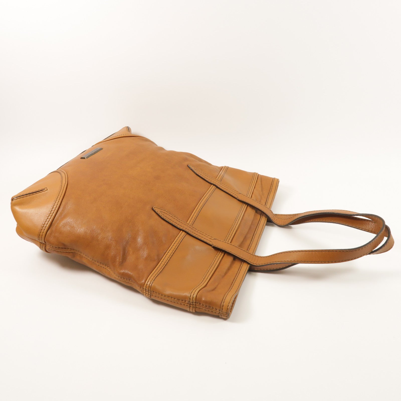 BURBERRY 牛皮皮革Tote Bag肩背袋