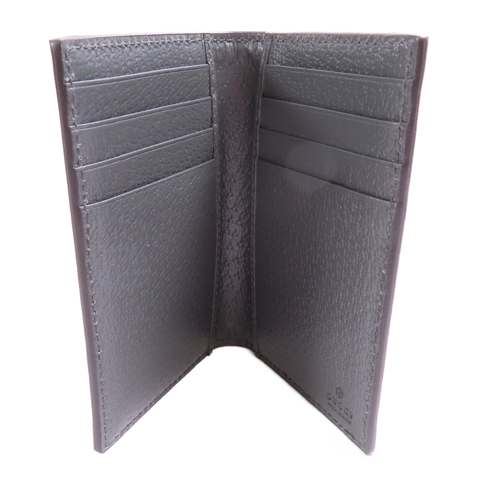 GUCCI 塗層帆布Ophidia Card Case銀扣卡片套