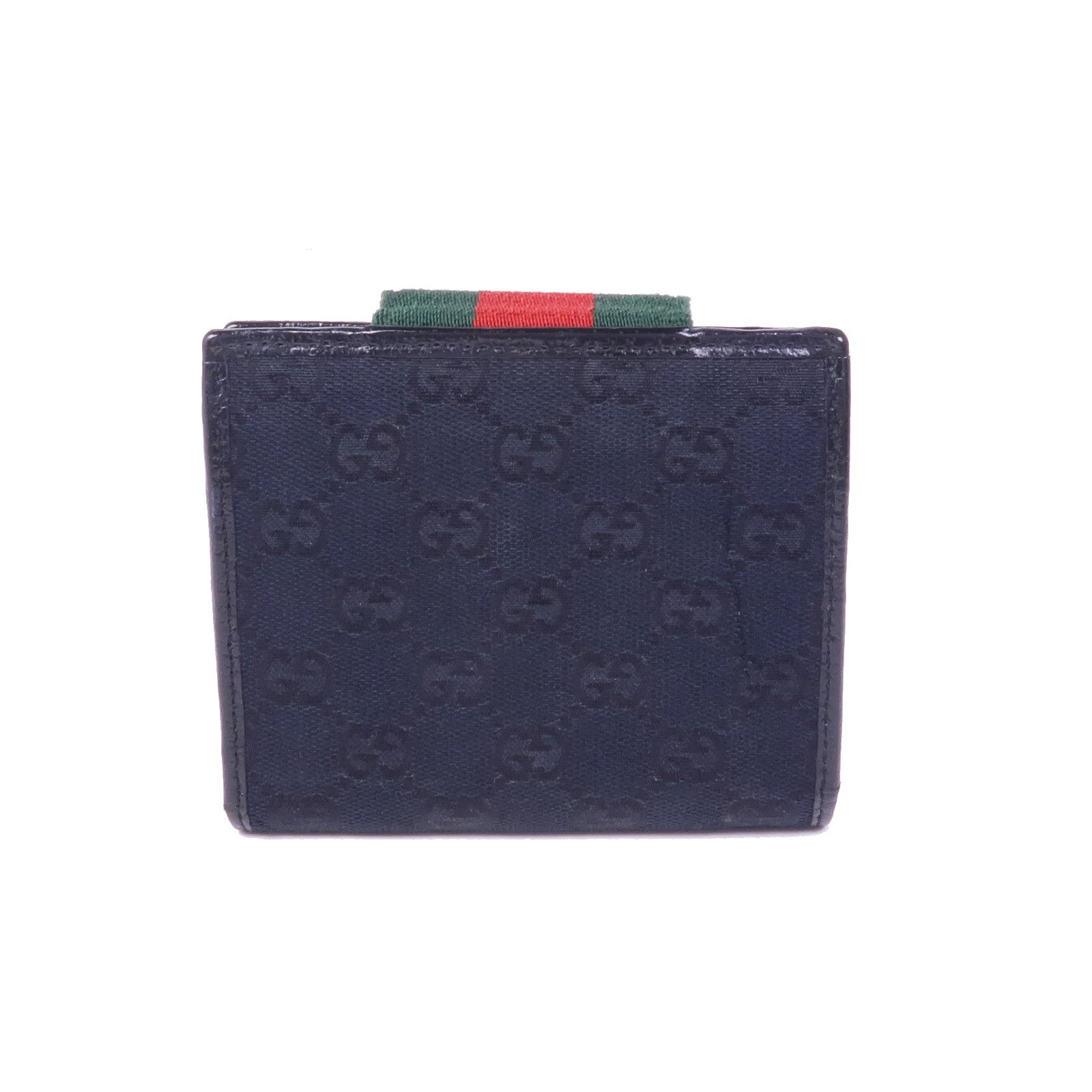 GUCCI 帆布Wallet金扣錢包