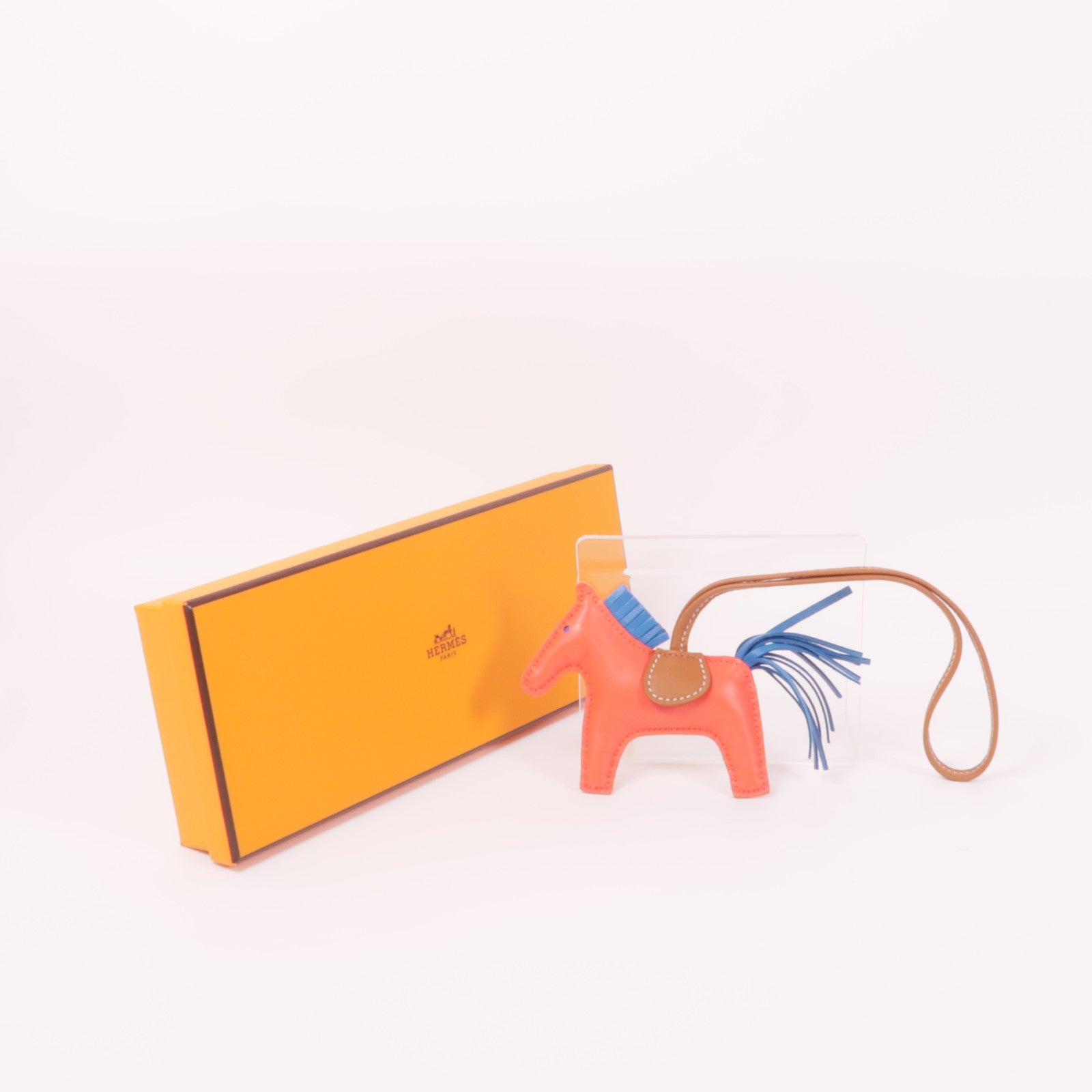HERMES Swift皮革Rodeo PM掛飾