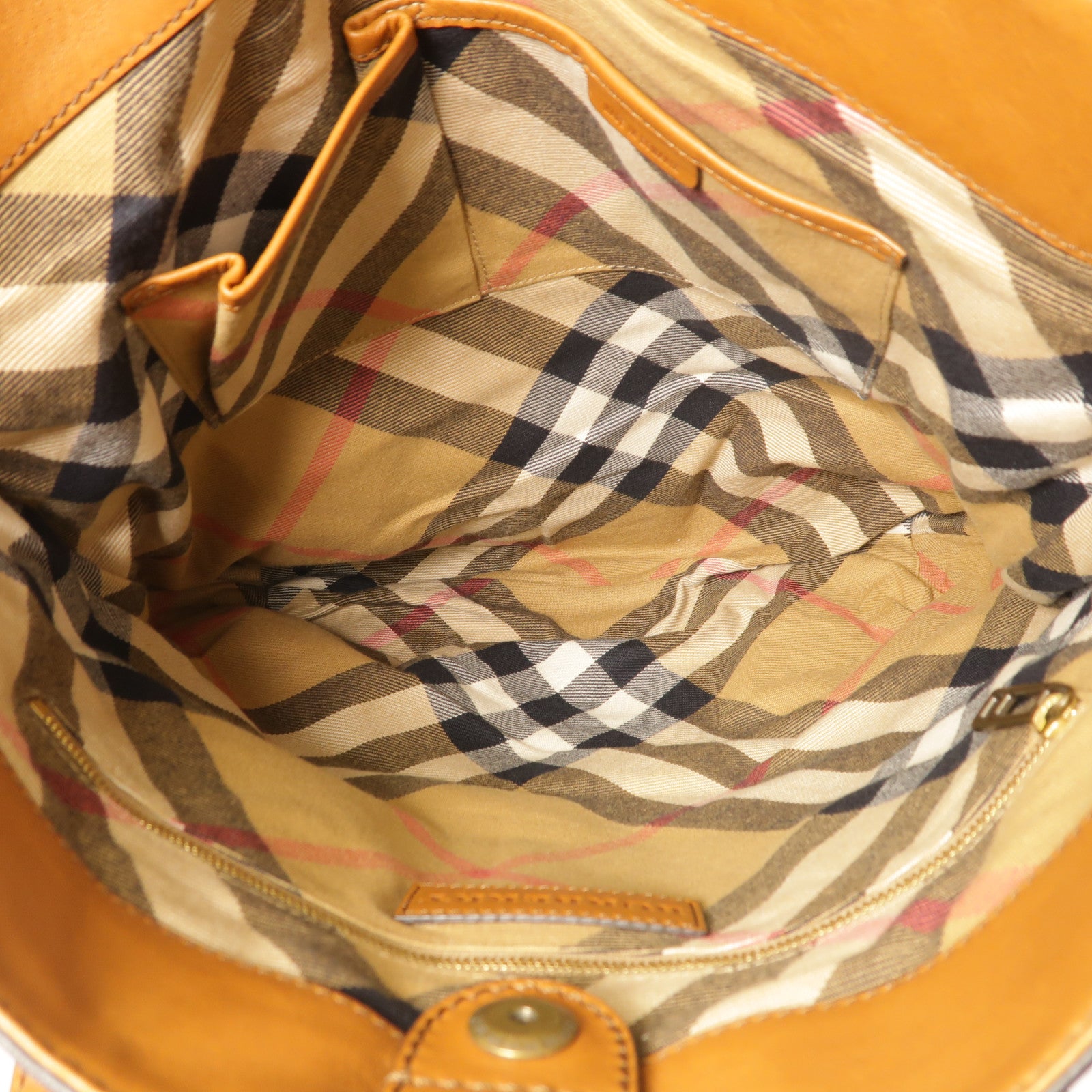 BURBERRY 牛皮皮革Tote Bag肩背袋